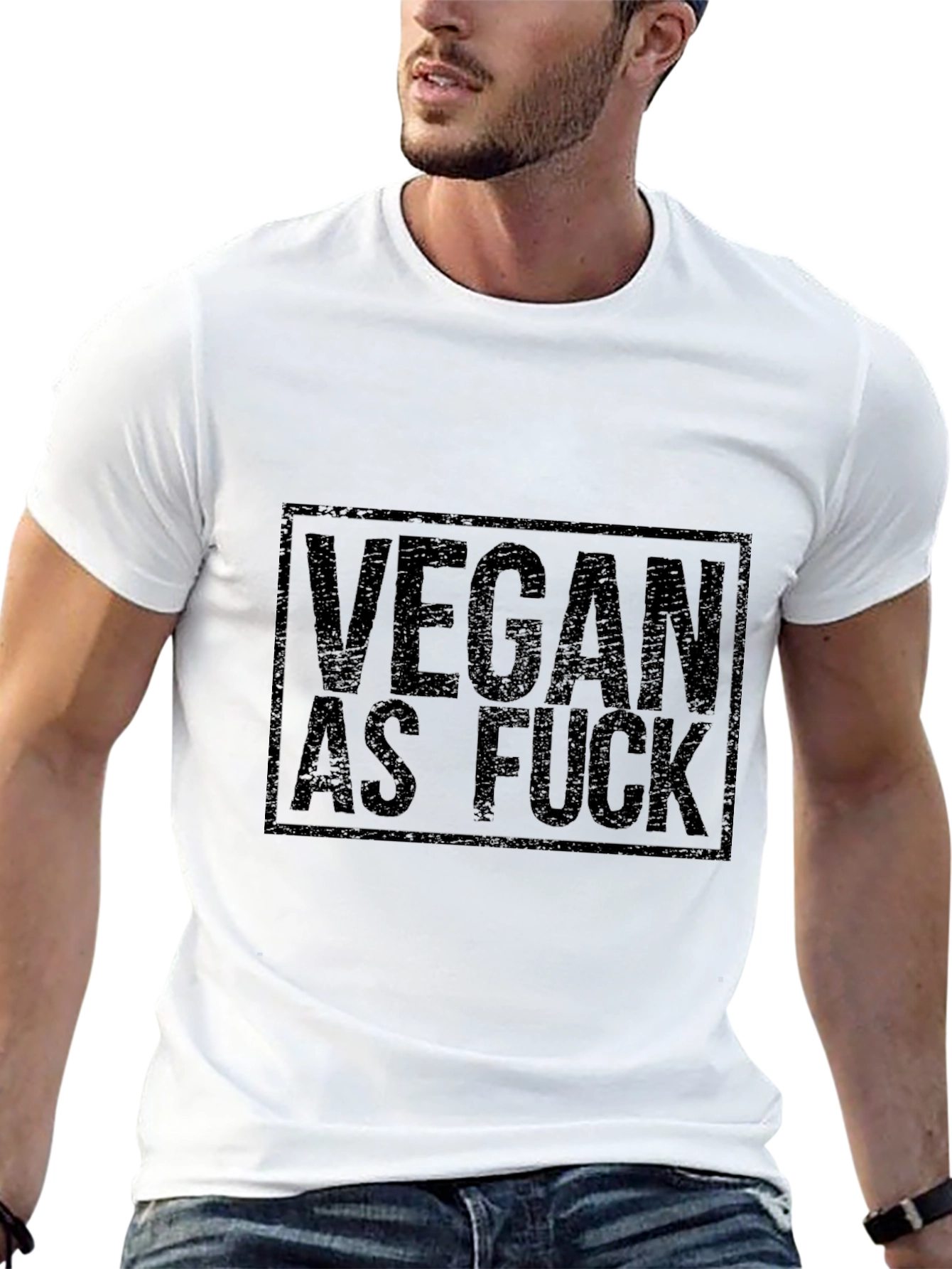 Vegan As Fuck Graphic Tee - Black - 13