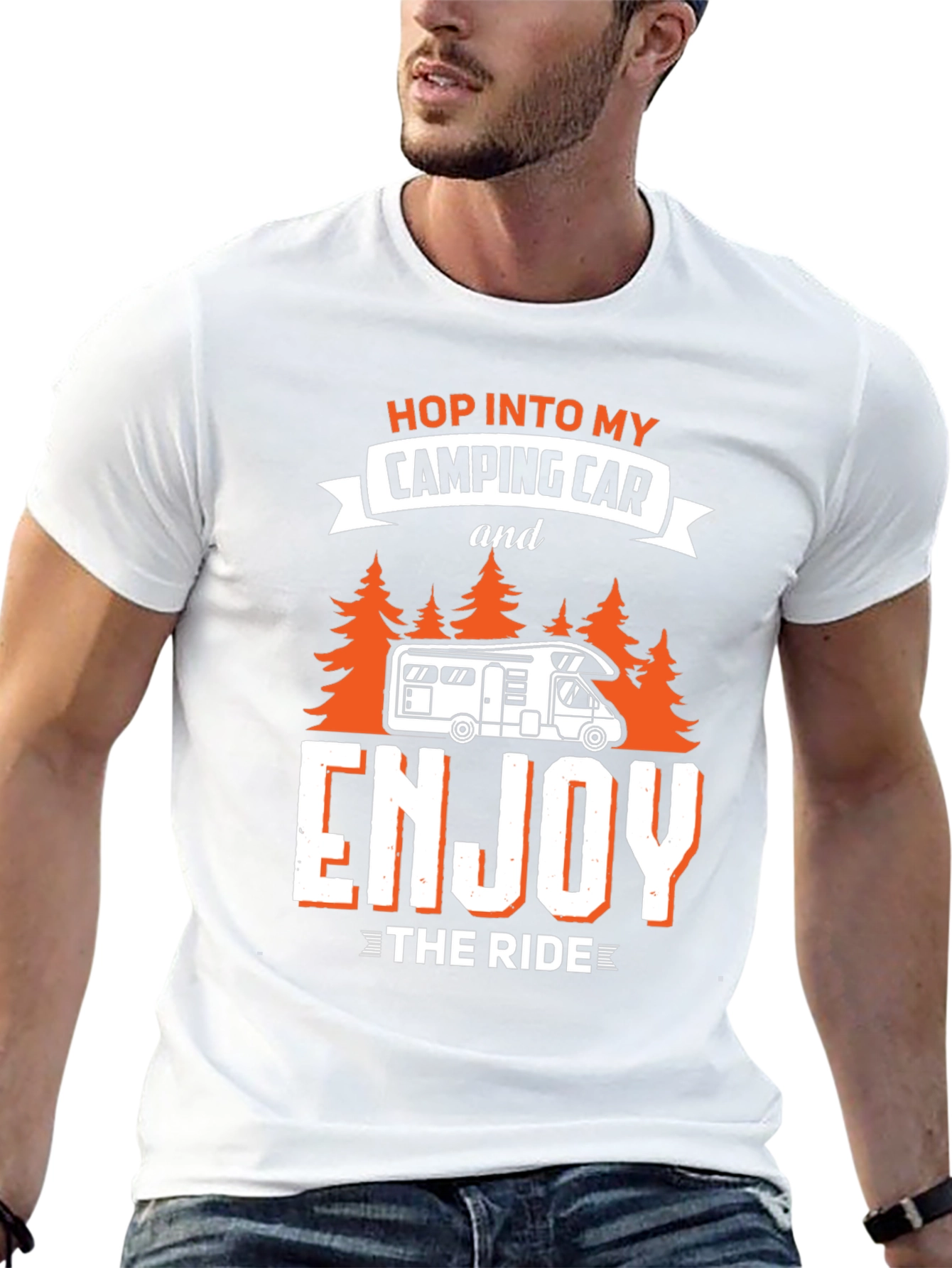 Camping Car Graphic T-Shirt - 13