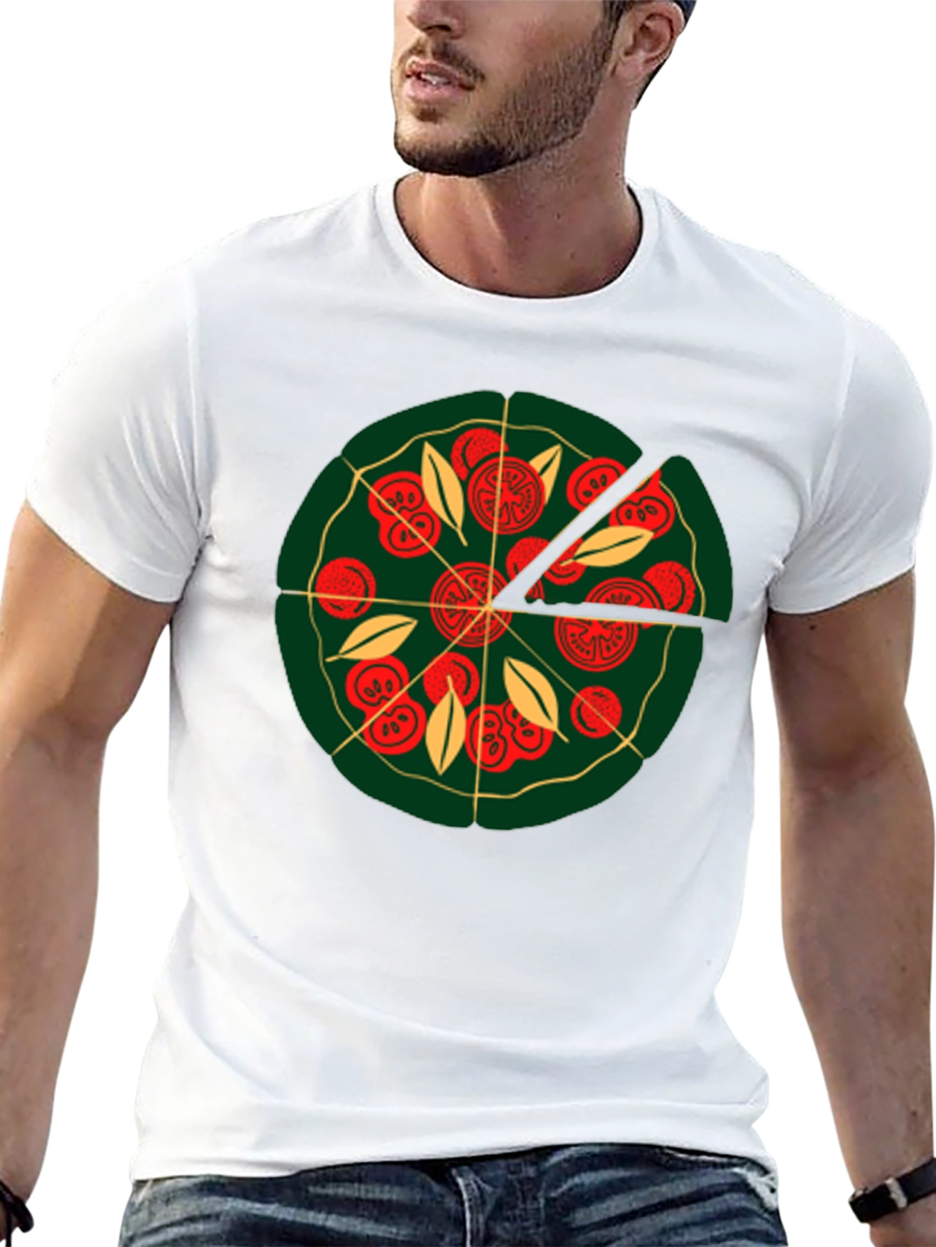 Pizza Graphic Tee - Unique Food Lover's T-Shirt - 13