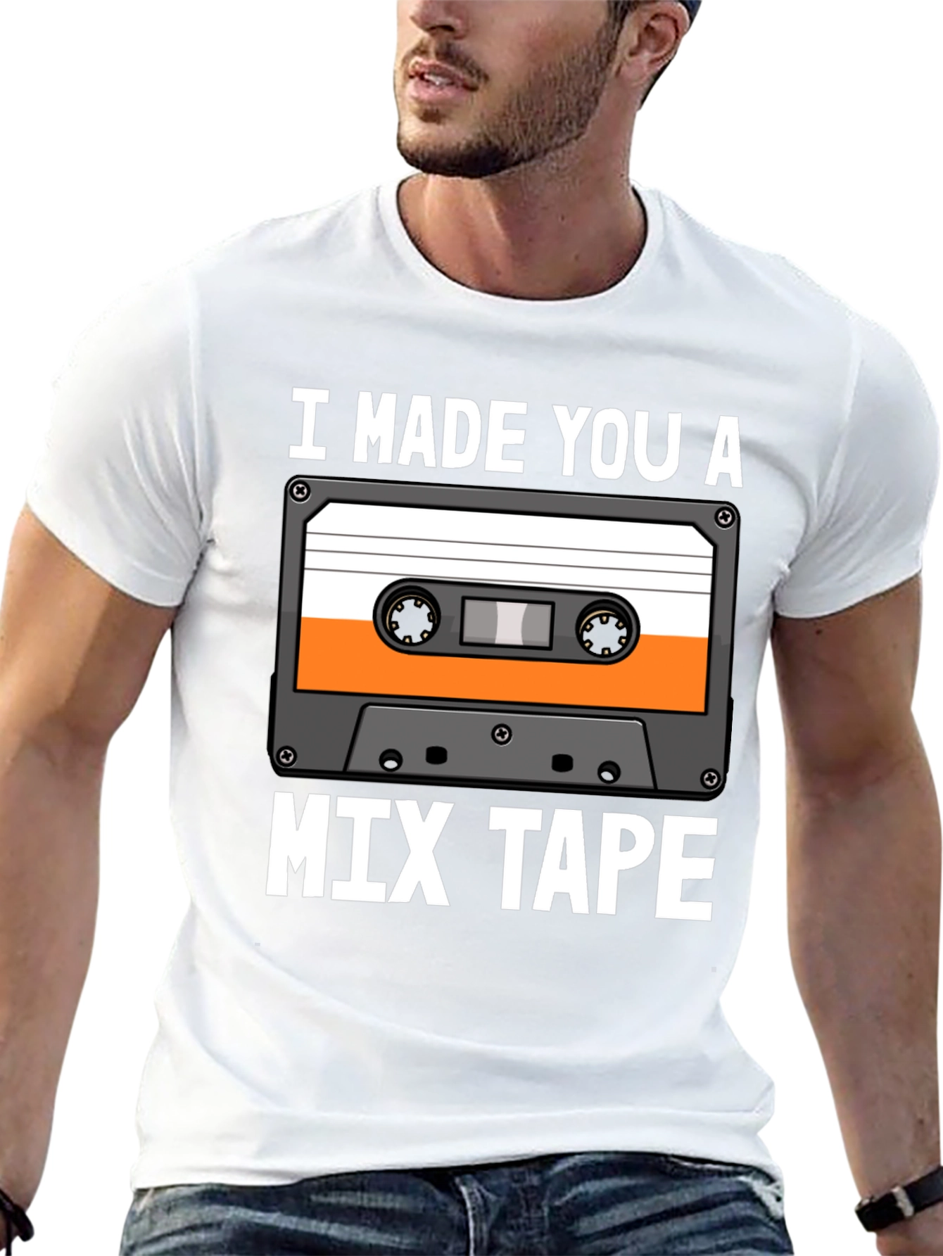 Black I Made You a Mixtape Graphic Tee view 13
