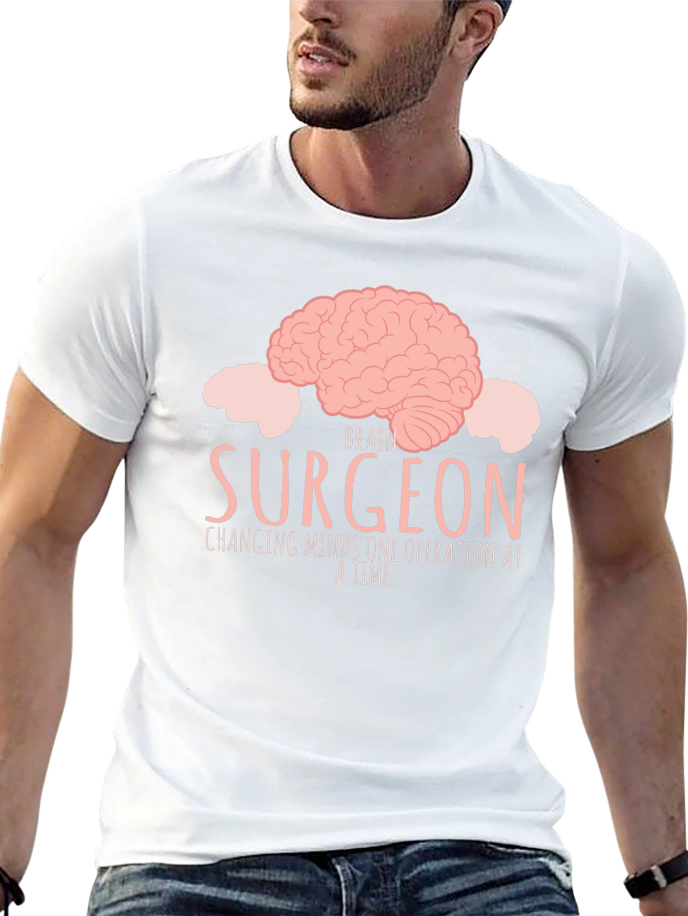 Black Brain Surgeon T-Shirt - Changing Minds Graphic Tee view 13