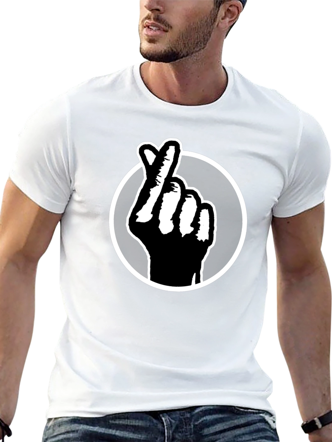 Black Heart Sign Graphic Tee - Trendy Fashion view 13