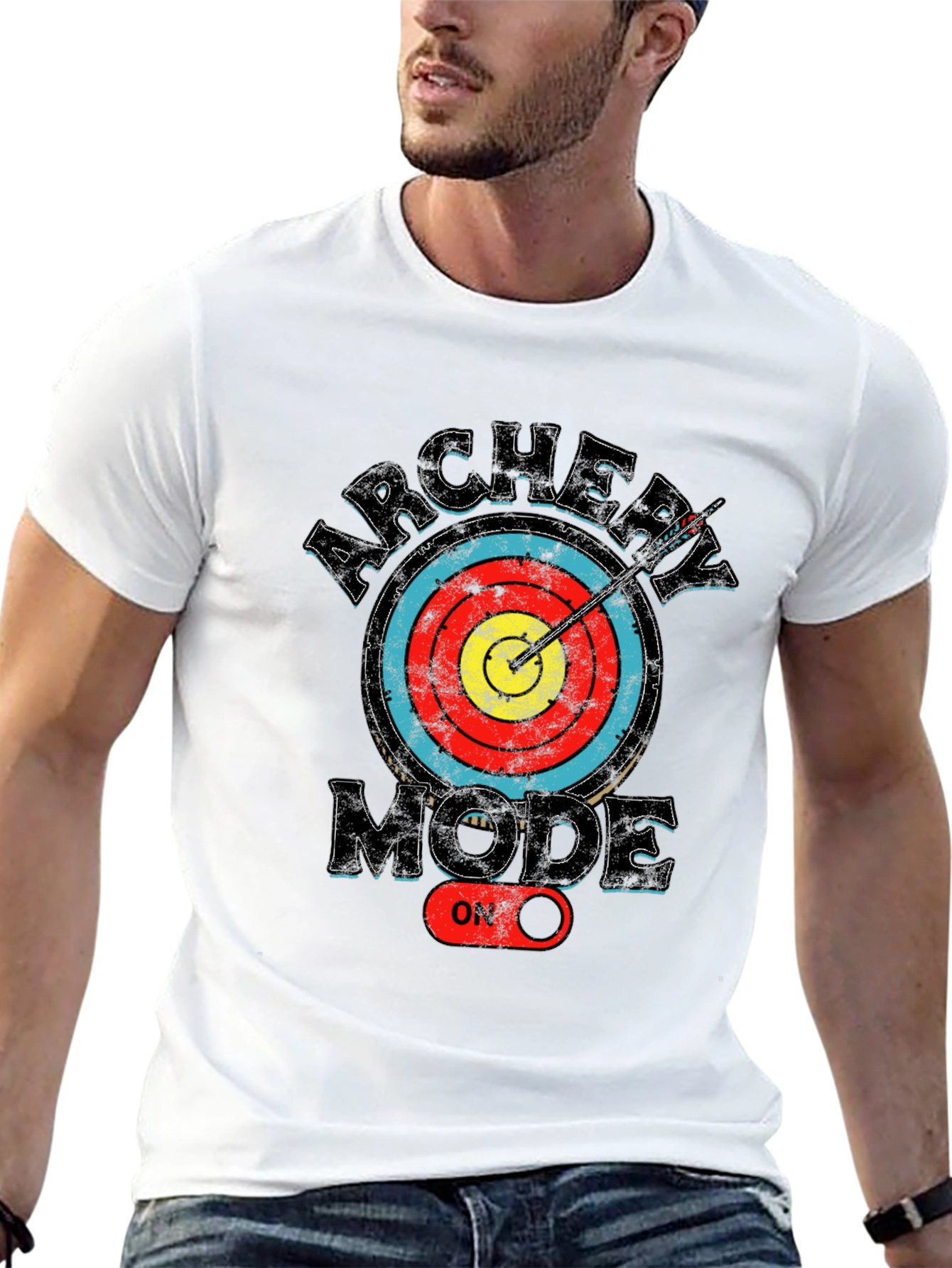Black Archery Mode On T-Shirt view 13