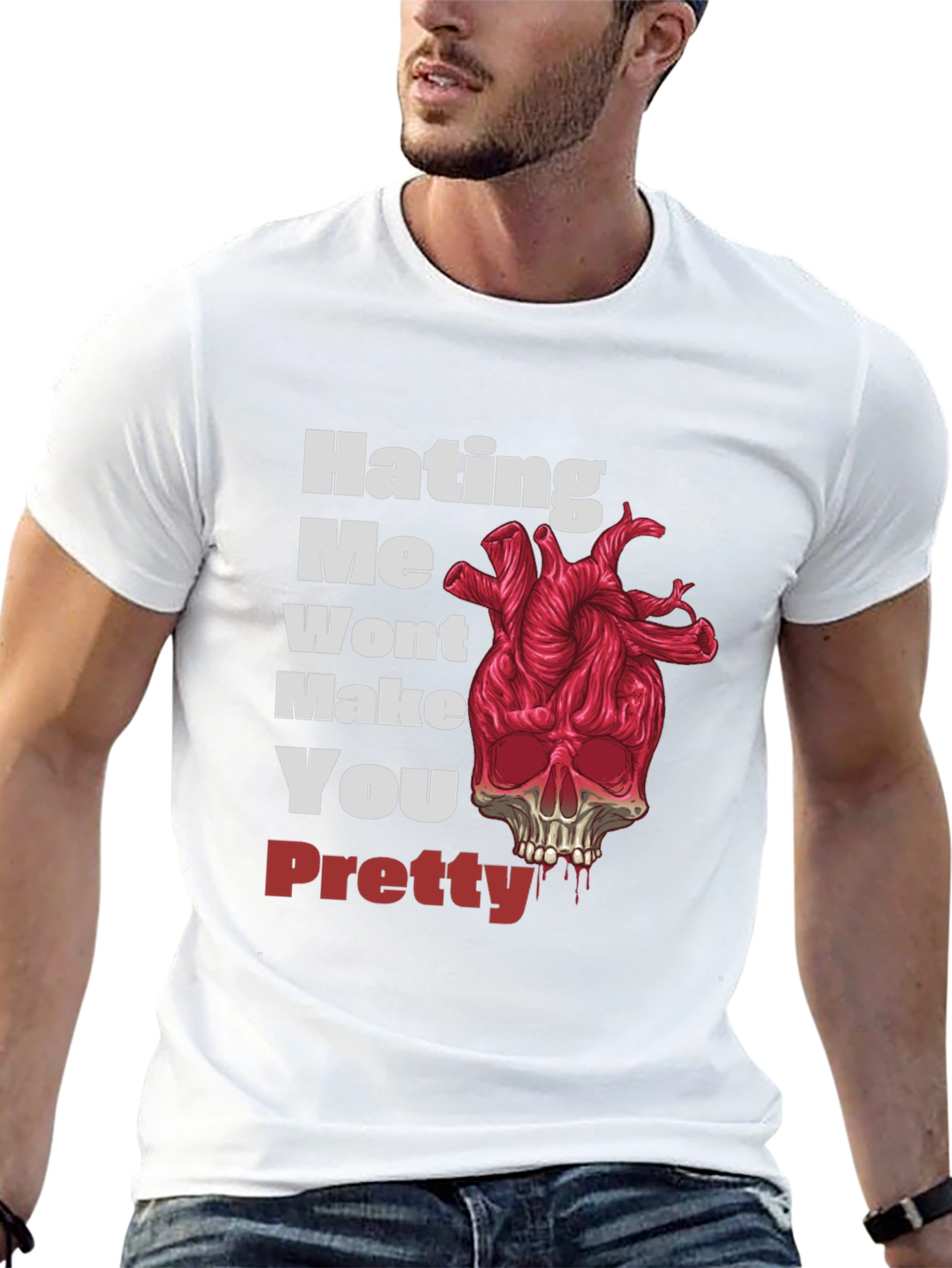 Black Hating Me Won't Make You Pretty Graphic Tee view 13