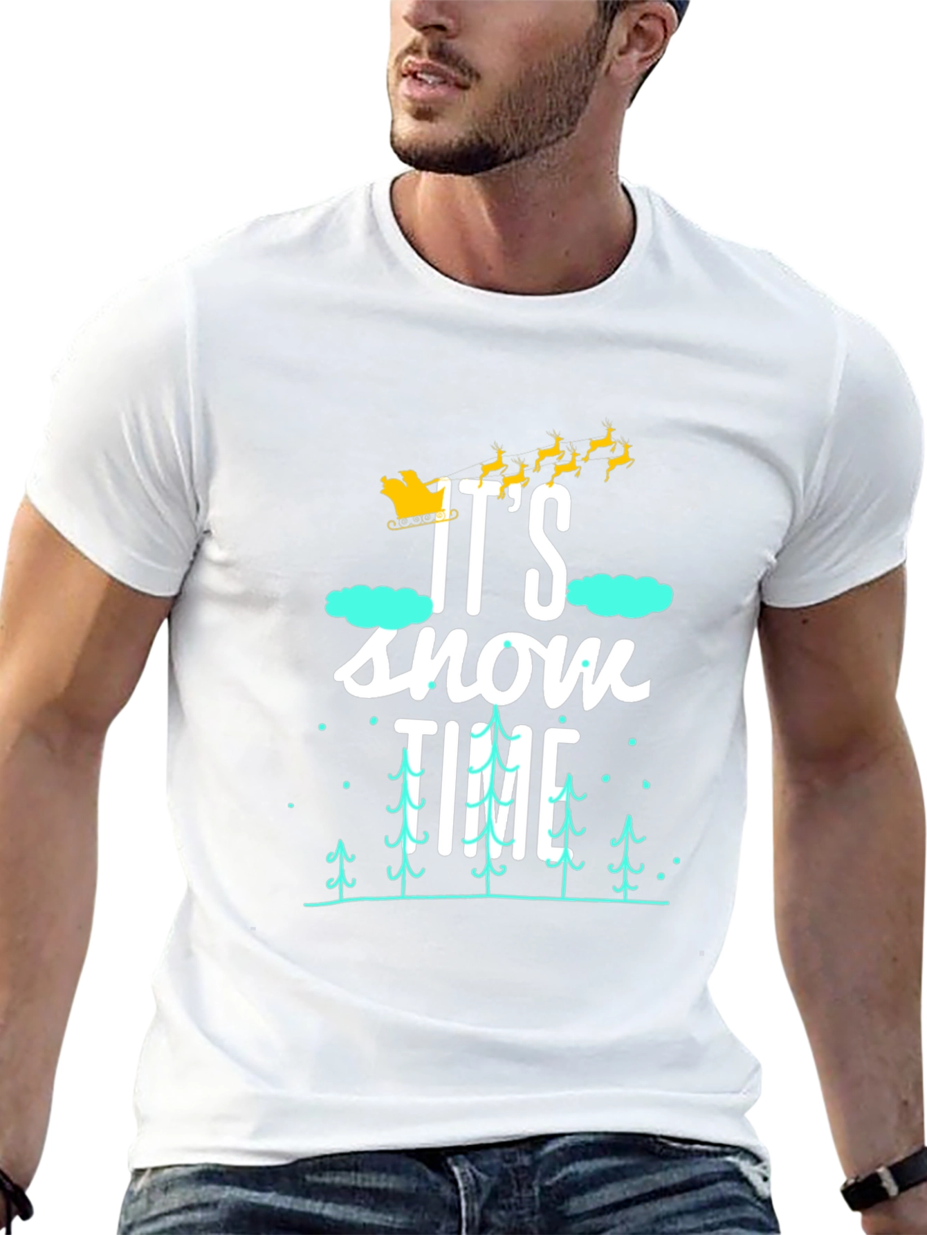 It's Snow Time Graphic Tee - 13