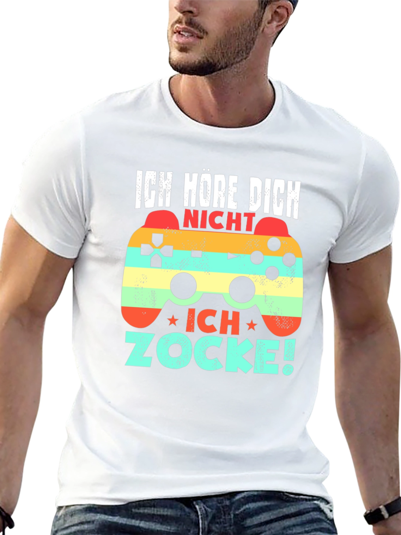 Black Gamer T-Shirt - Ich Zocke! view 13