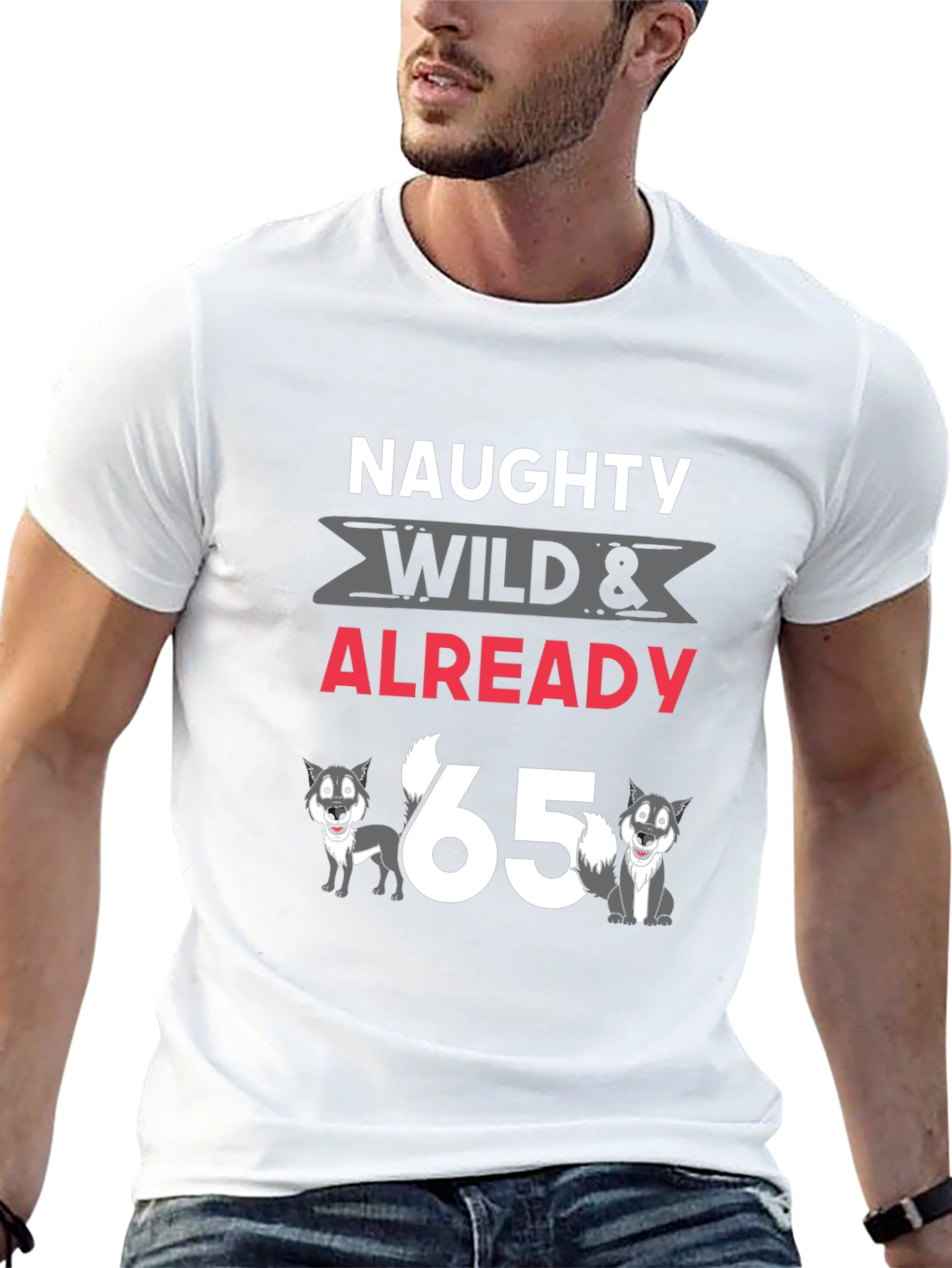 Black Naughty, Wild & Already 65 T-Shirt view 13