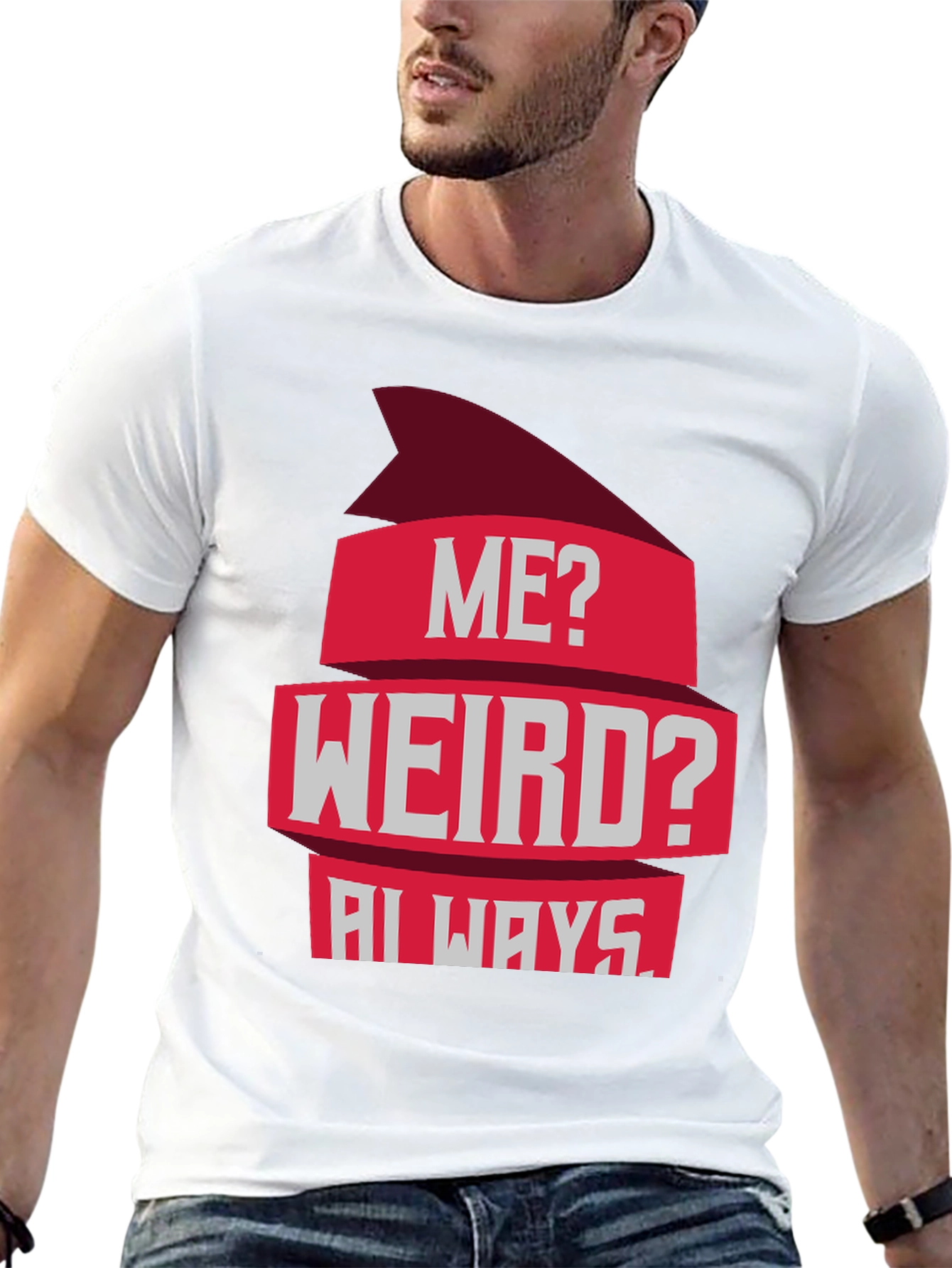 Black Me? Weird? Always! Graphic Tee - Casual Style view 13