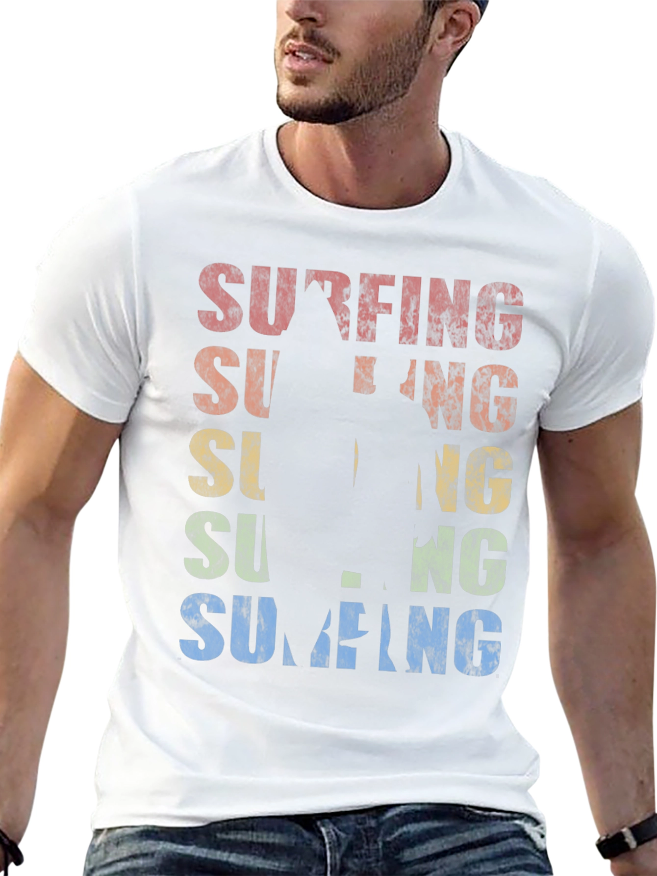 Vintage Surfing Graphic Tee - Retro Style - 13