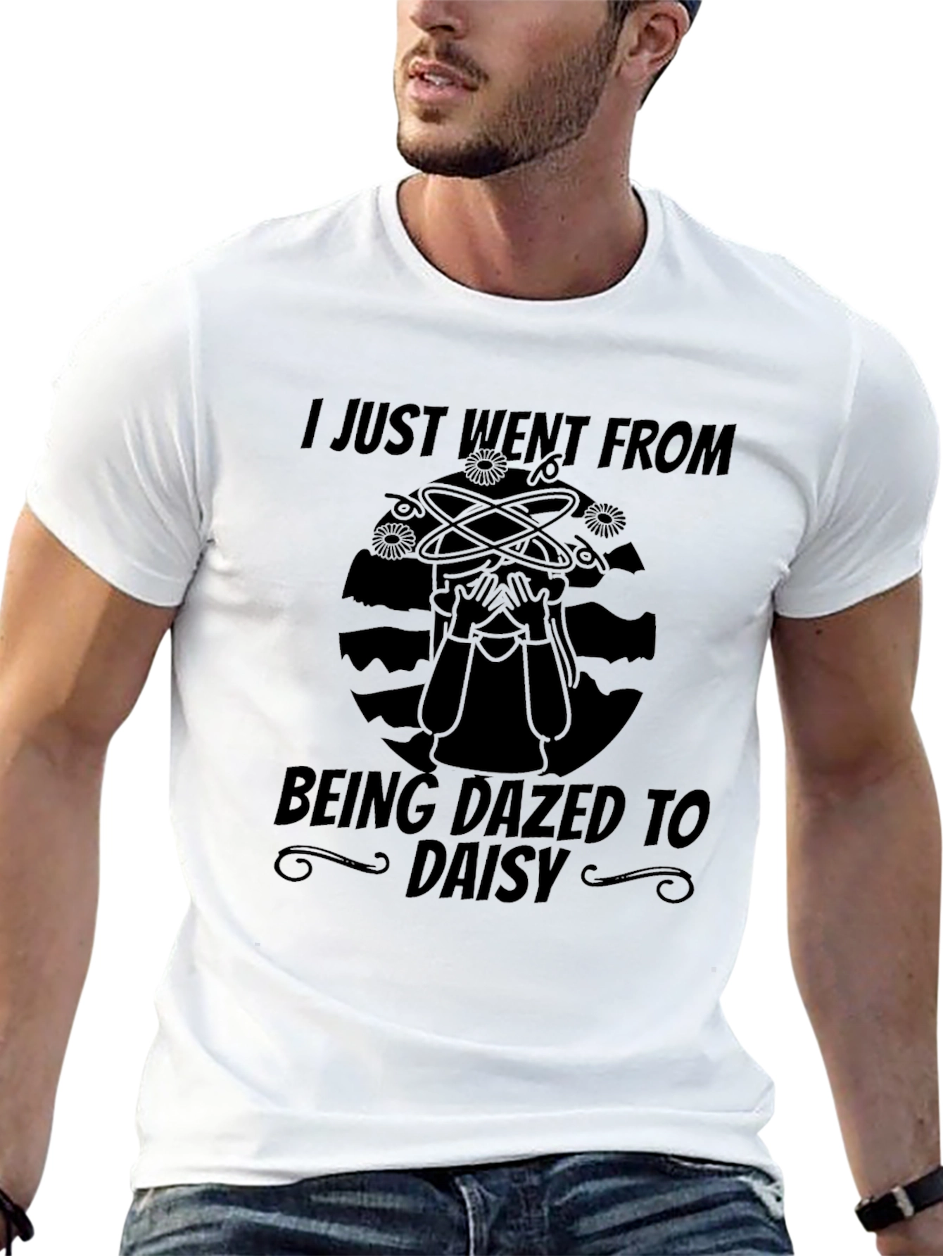 Black Dazed to Daisy Graphic Tee view 13