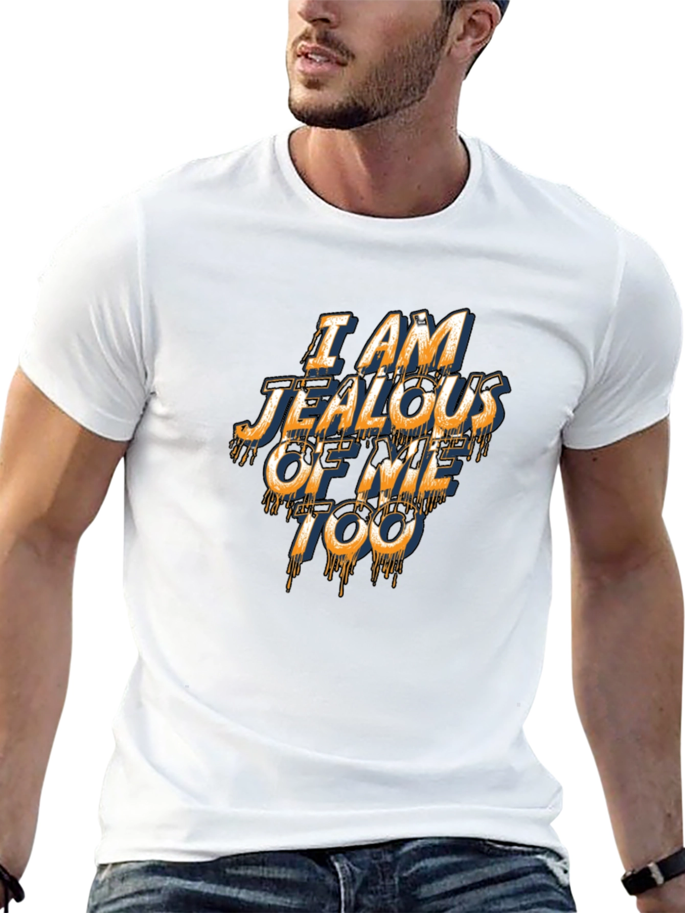 Black I Am Jealous of Me Too Graphic Tee view 13