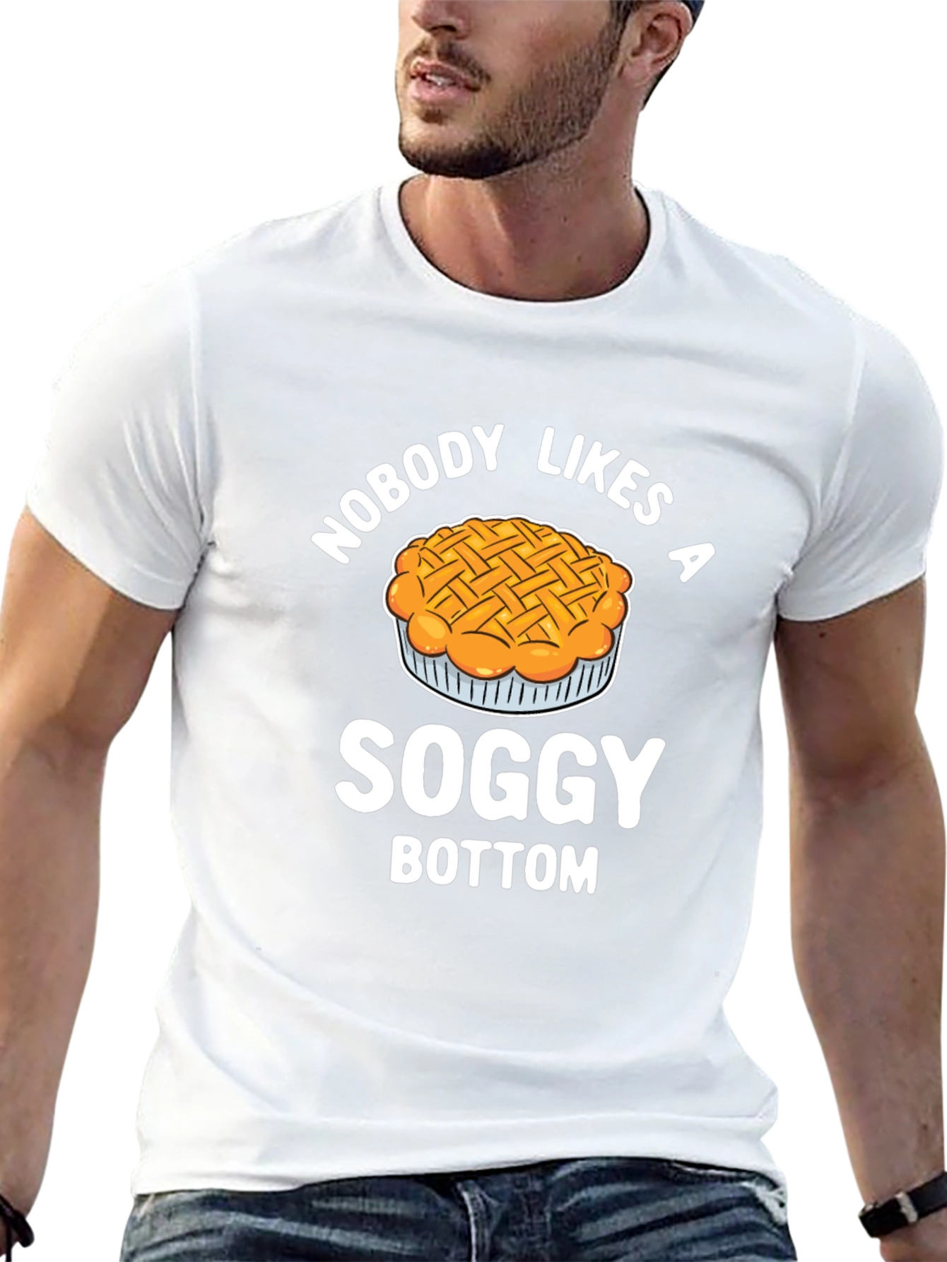 Black Soggy Bottom Pie T-Shirt Funny Foodie Tee view 13