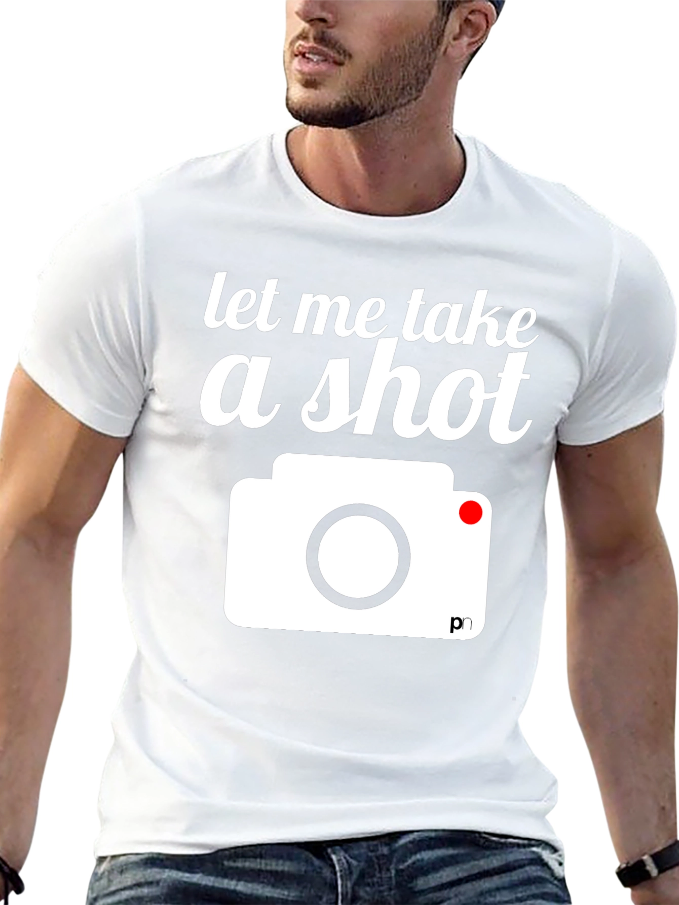 Black Funny Photographer T-Shirt - Let Me Take A Shot view 13