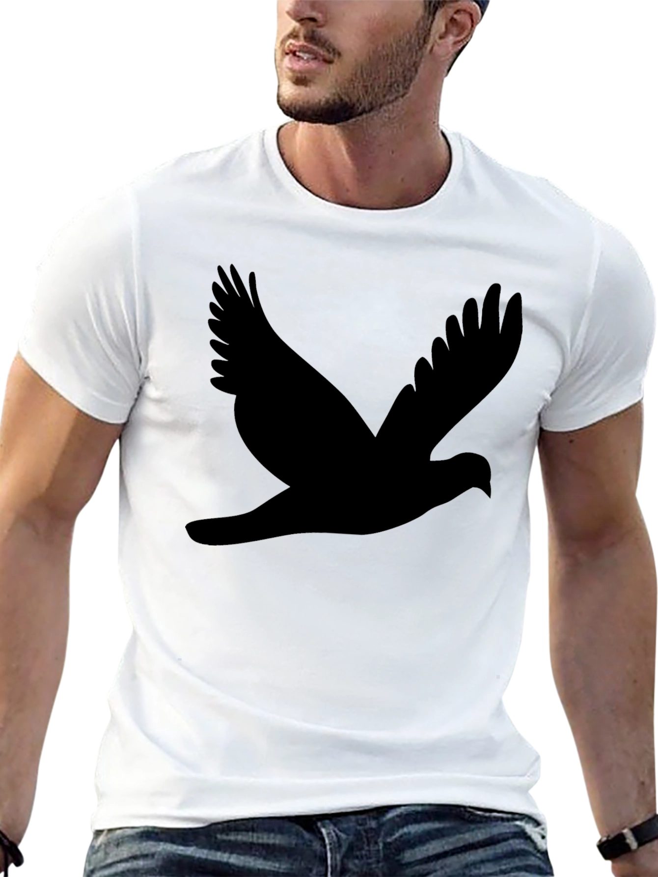 Black Black Dove Graphic Tee view 13