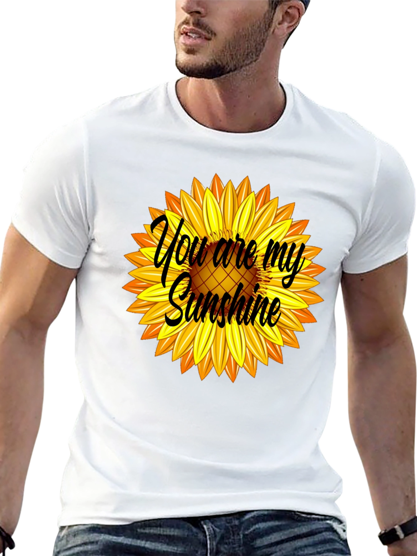Black You Are My Sunshine Sunflower Graphic Tee view 13