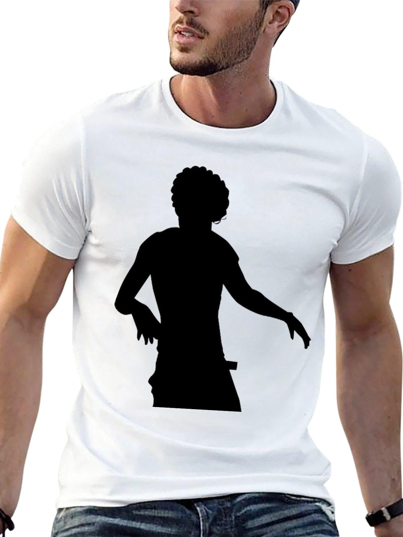 Black Black Silhouette Tee view 13