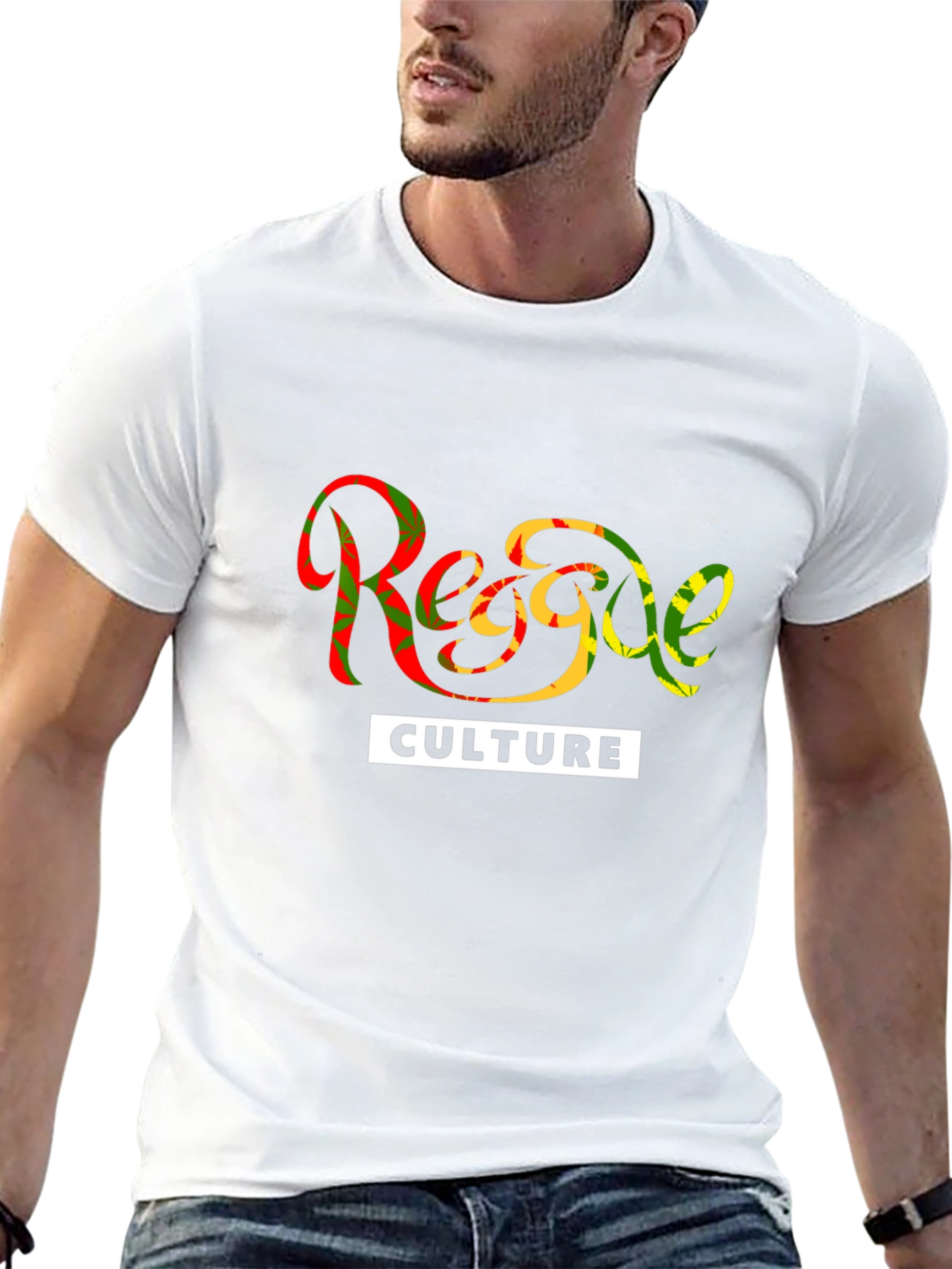 Black Reggae Culture Black T-Shirt - Stylish Graphic Tee view 13