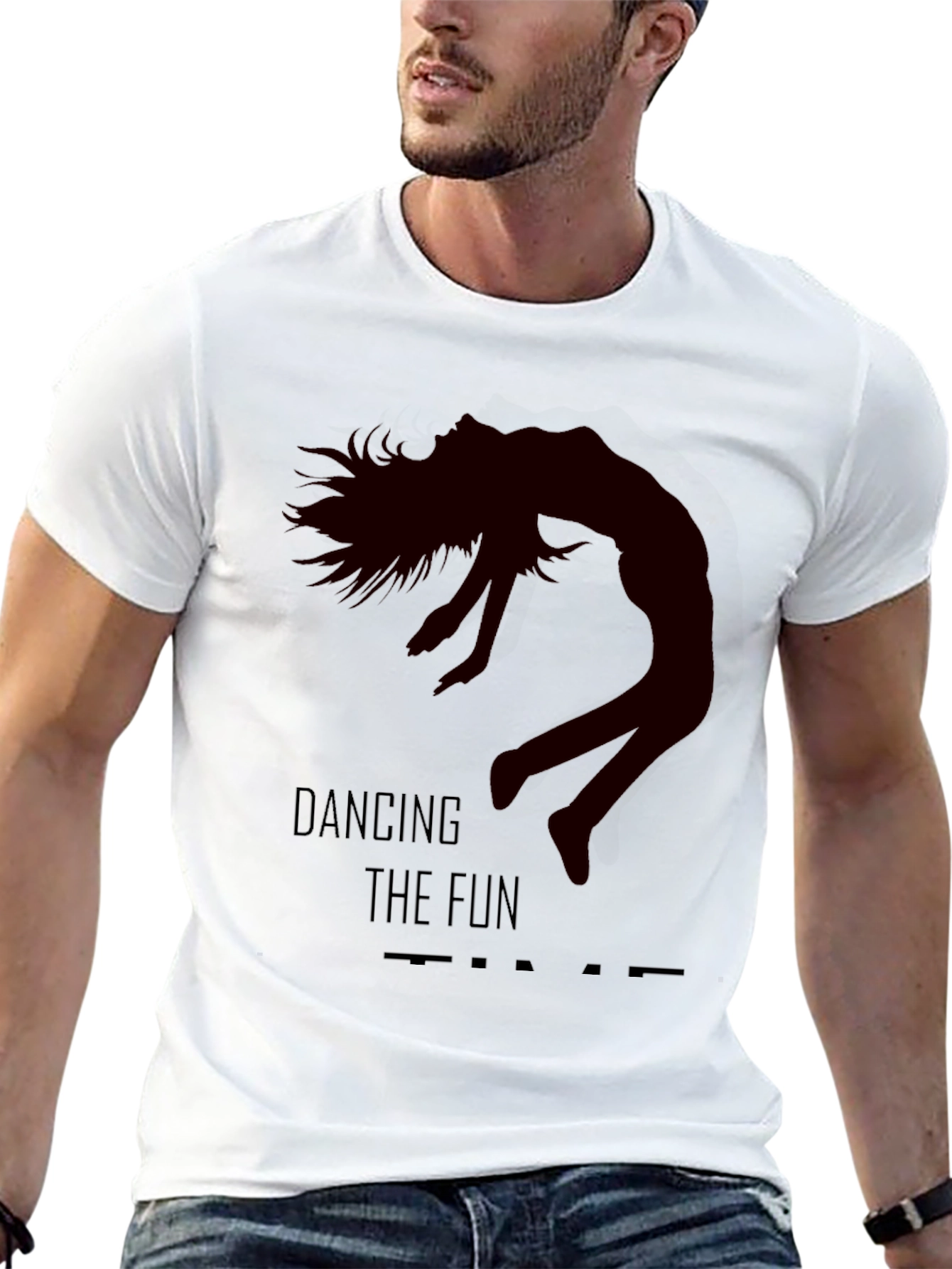 Black Dancing the Fun Time T-Shirt view 13