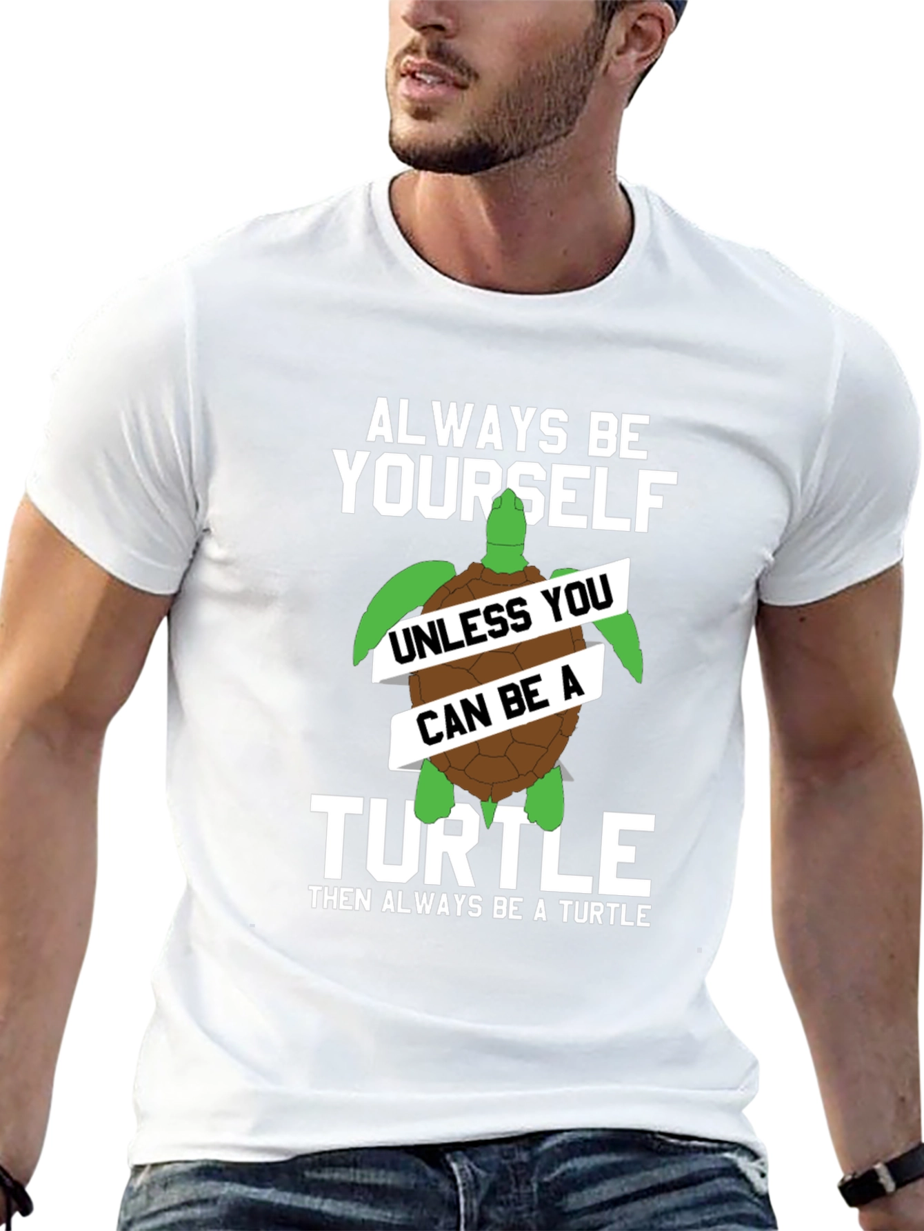 Black Always Be Yourself Unless You Can Be A Turtle T-Shirt view 13