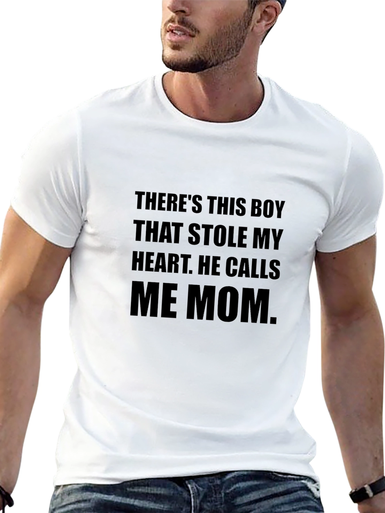 There's This Boy, He Calls Me Mom T-Shirt - 13