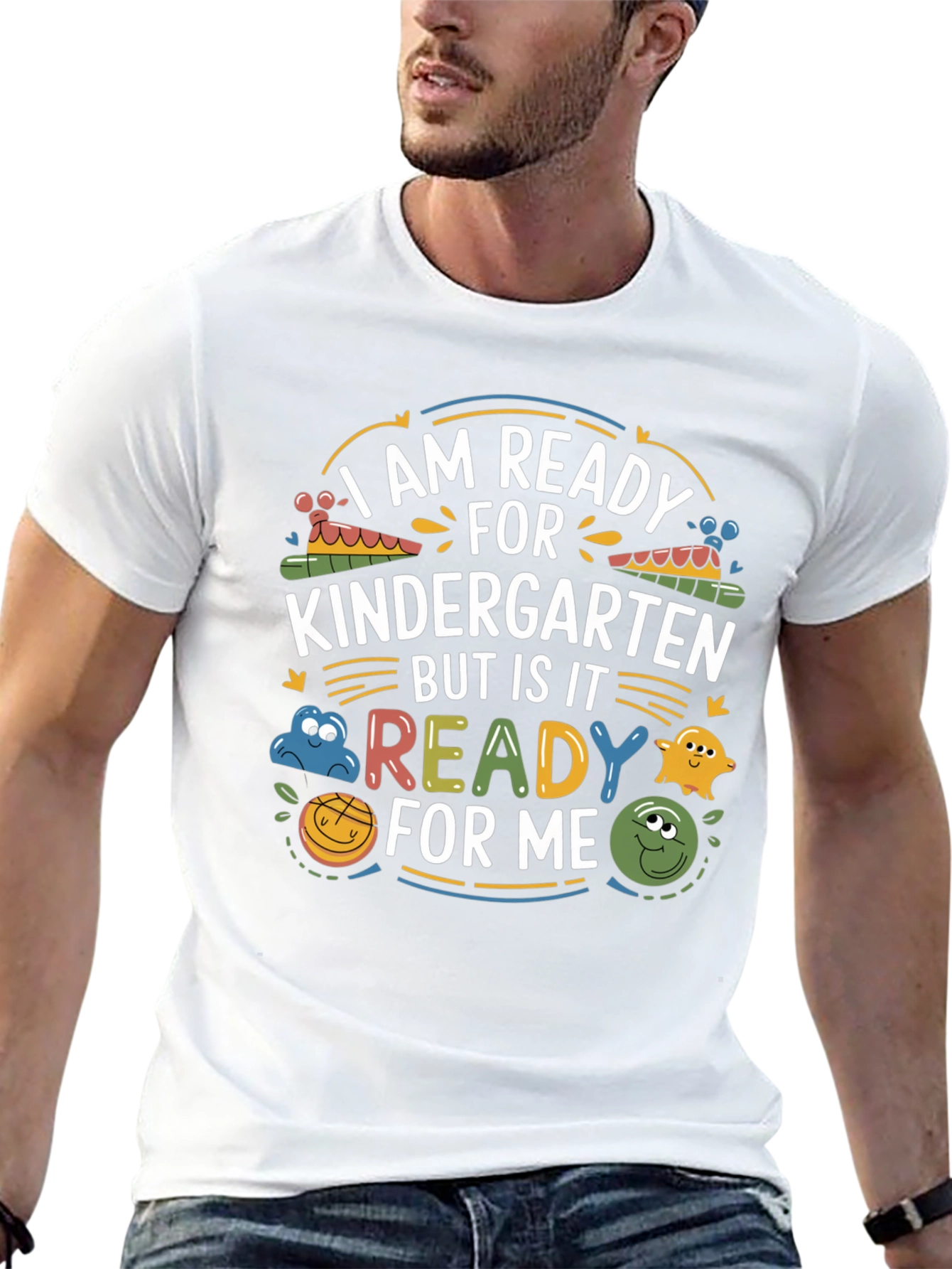 Black Ready for Kindergarten Tee view 13