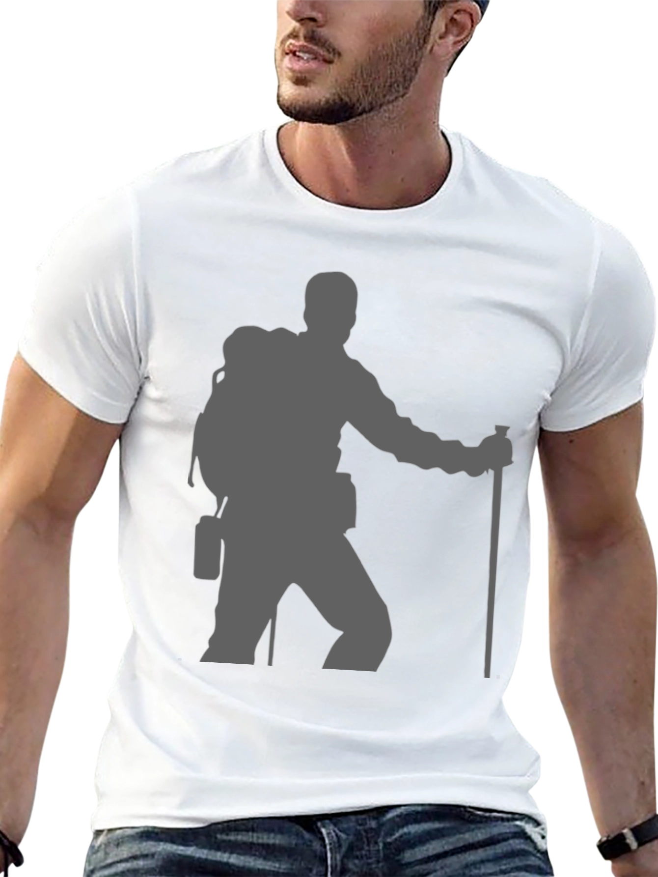 Hiking Silhouette T-Shirt - Adventure Ready Tee - 13