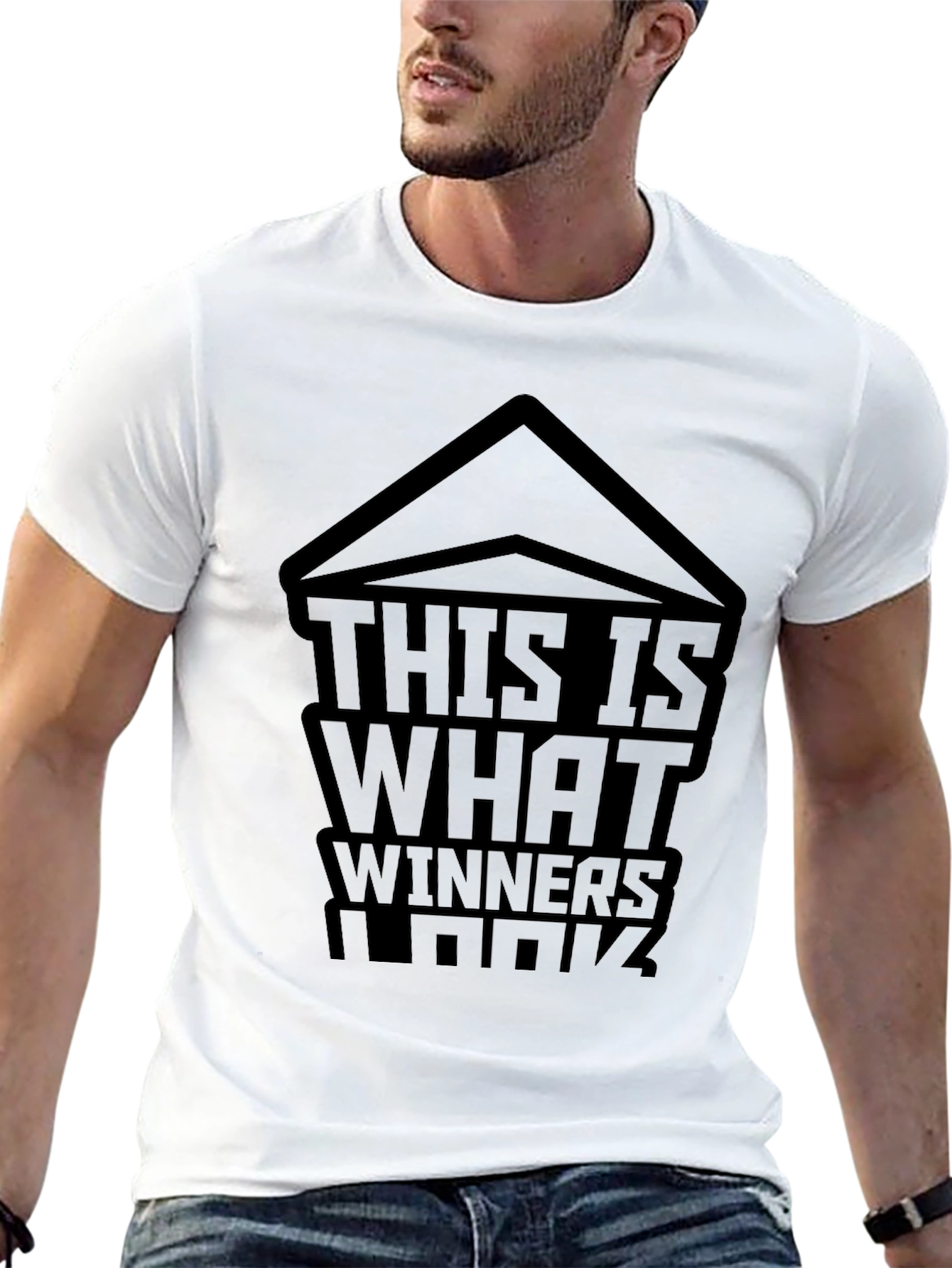 Black This Is What Winners Look Like - Black T-Shirt view 13