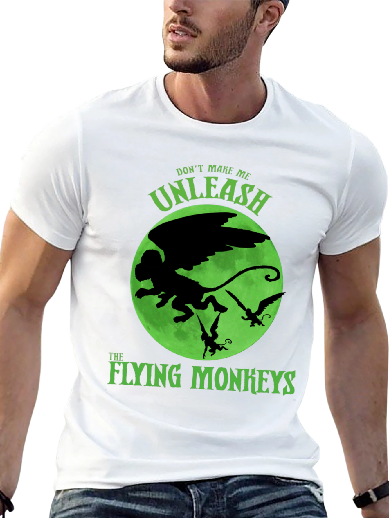 Black Flying Monkeys Graphic T-Shirt view 13