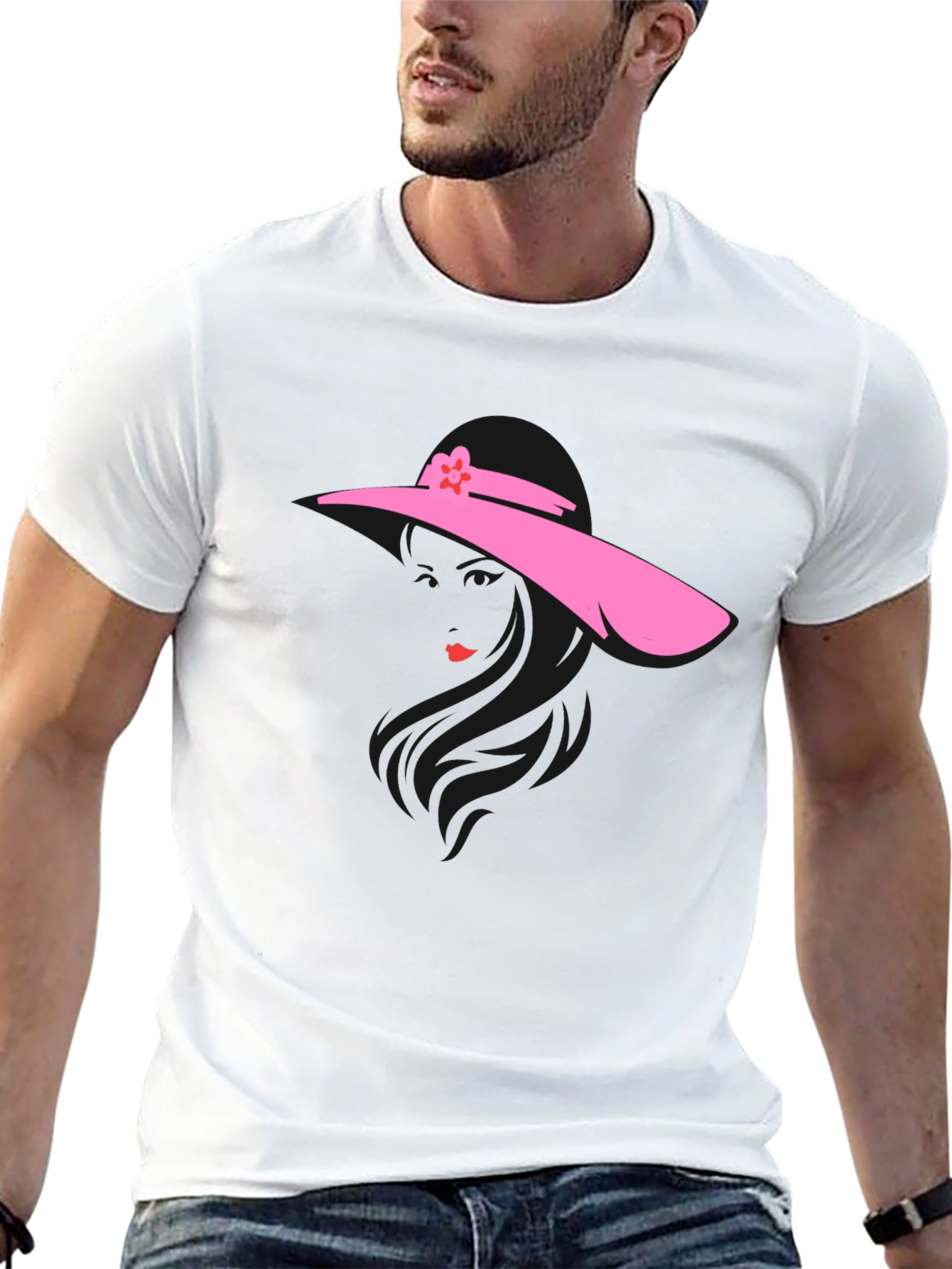 Black Stylish Silhouette T-Shirt view 13