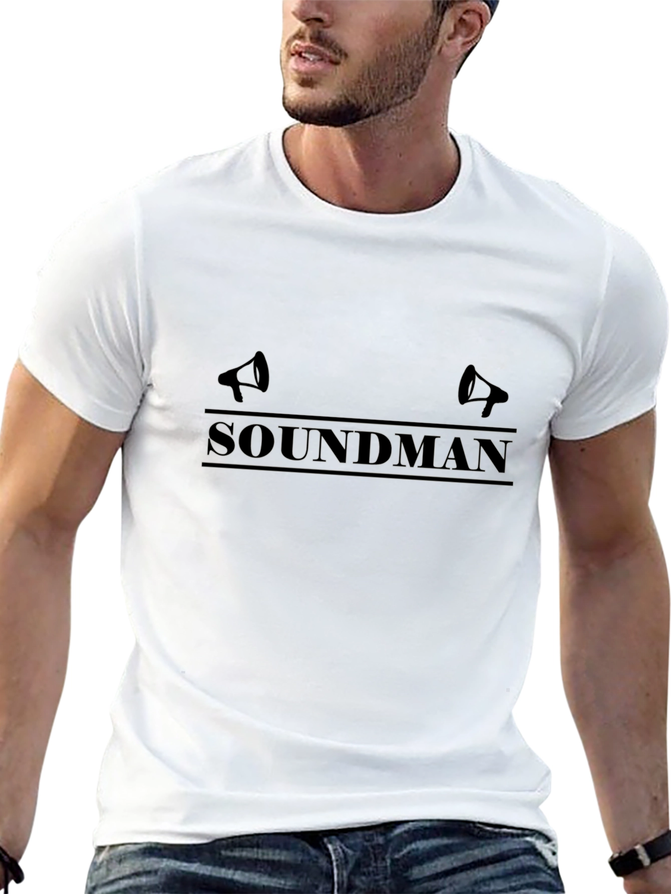 Black Soundman Graphic T-Shirt view 13