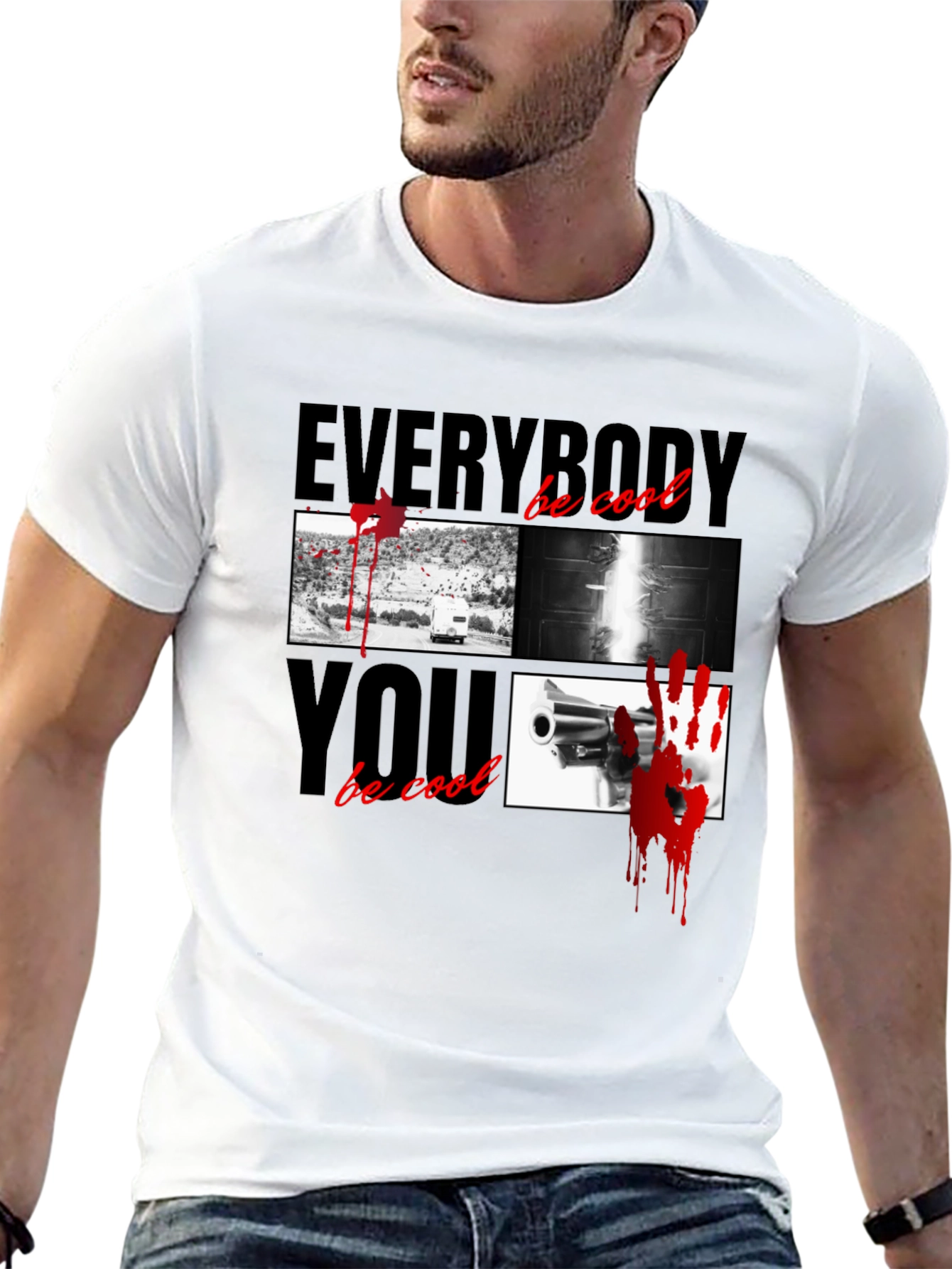 Everybody Be Cool Men's Graphic Tee - 13