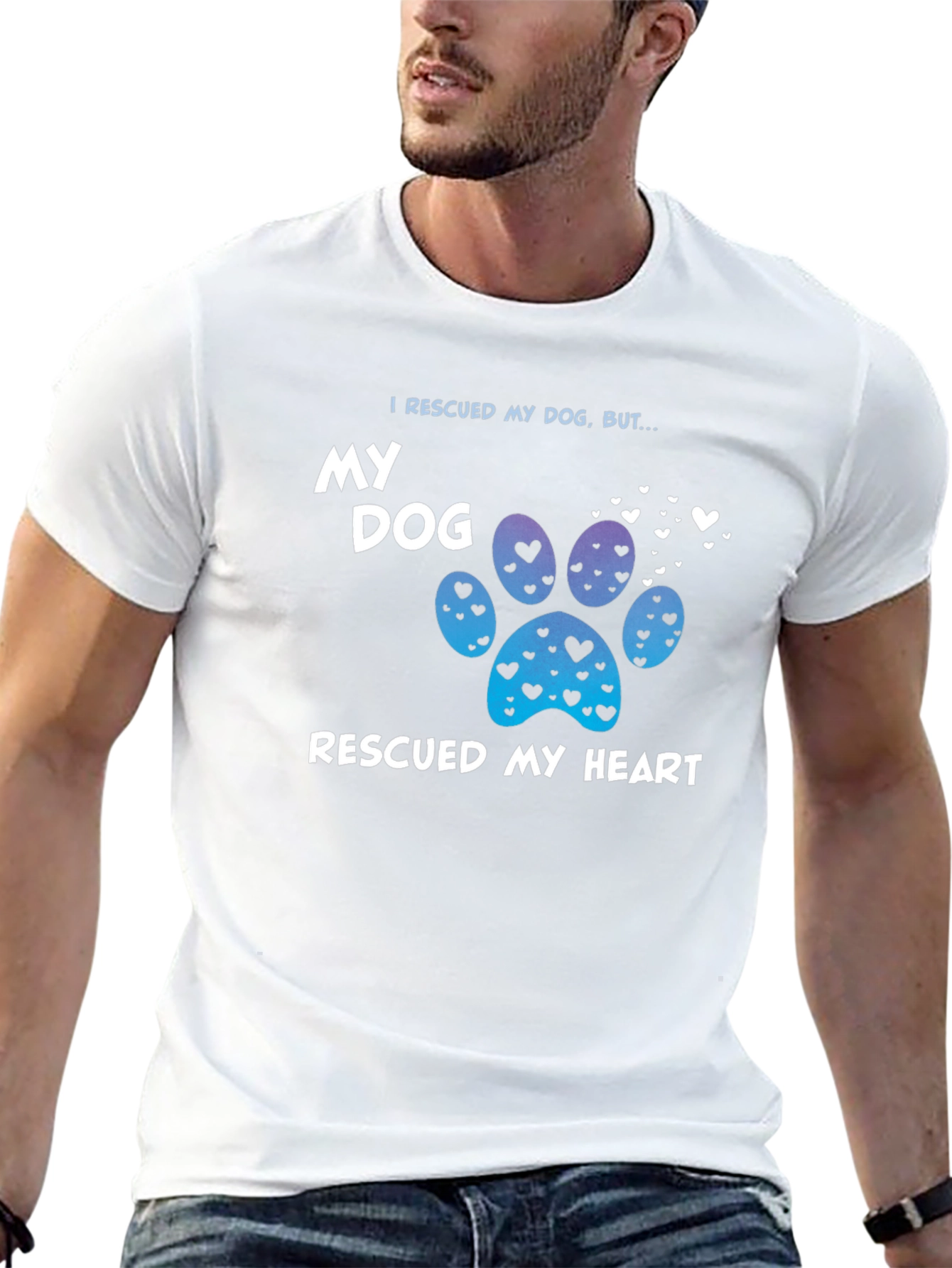 Rescued My Dog T-Shirt - 13