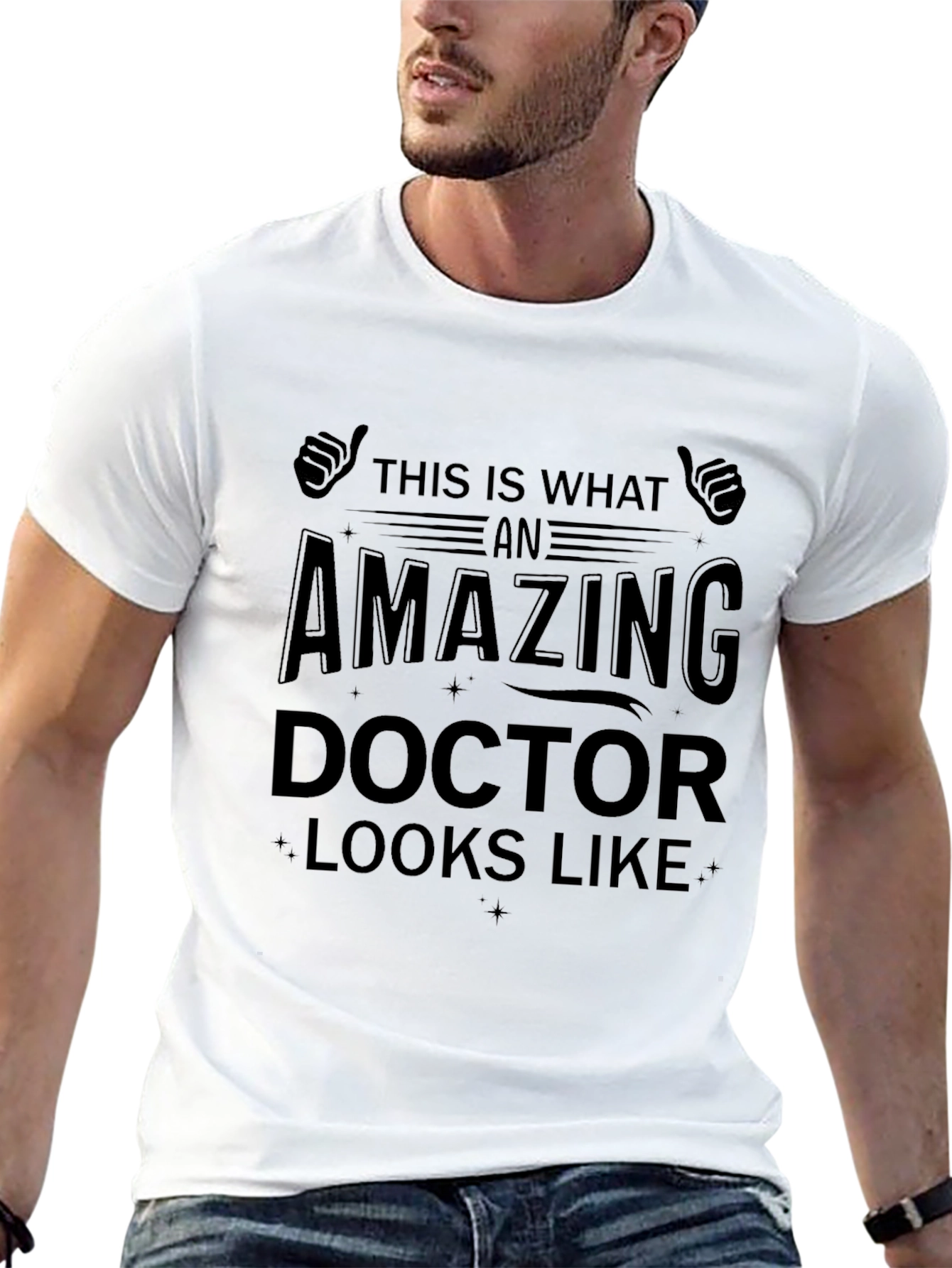 Black Amazing Doctor T-Shirt - Funny Medical Gift view 13