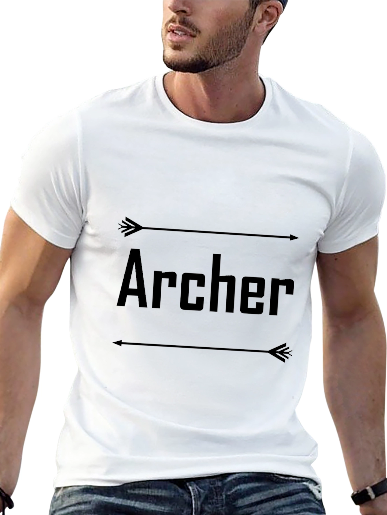 Black Archer Graphic T-Shirt view 13