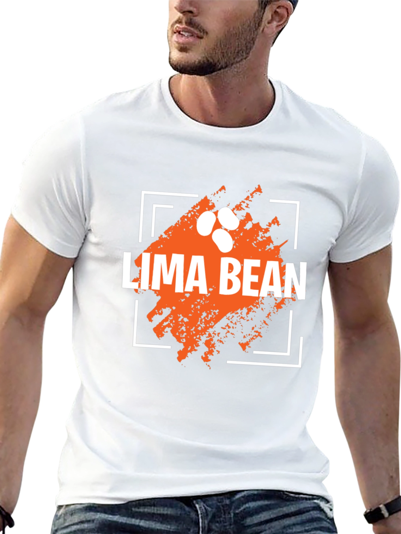 Lima Bean T-Shirt - Fun Food Graphic Tee - 13