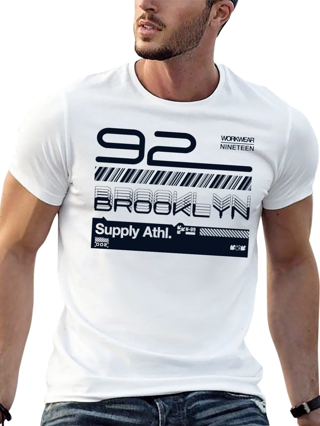 Black Brooklyn 92 Men's Graphic Tee - Athletic Supply view 13