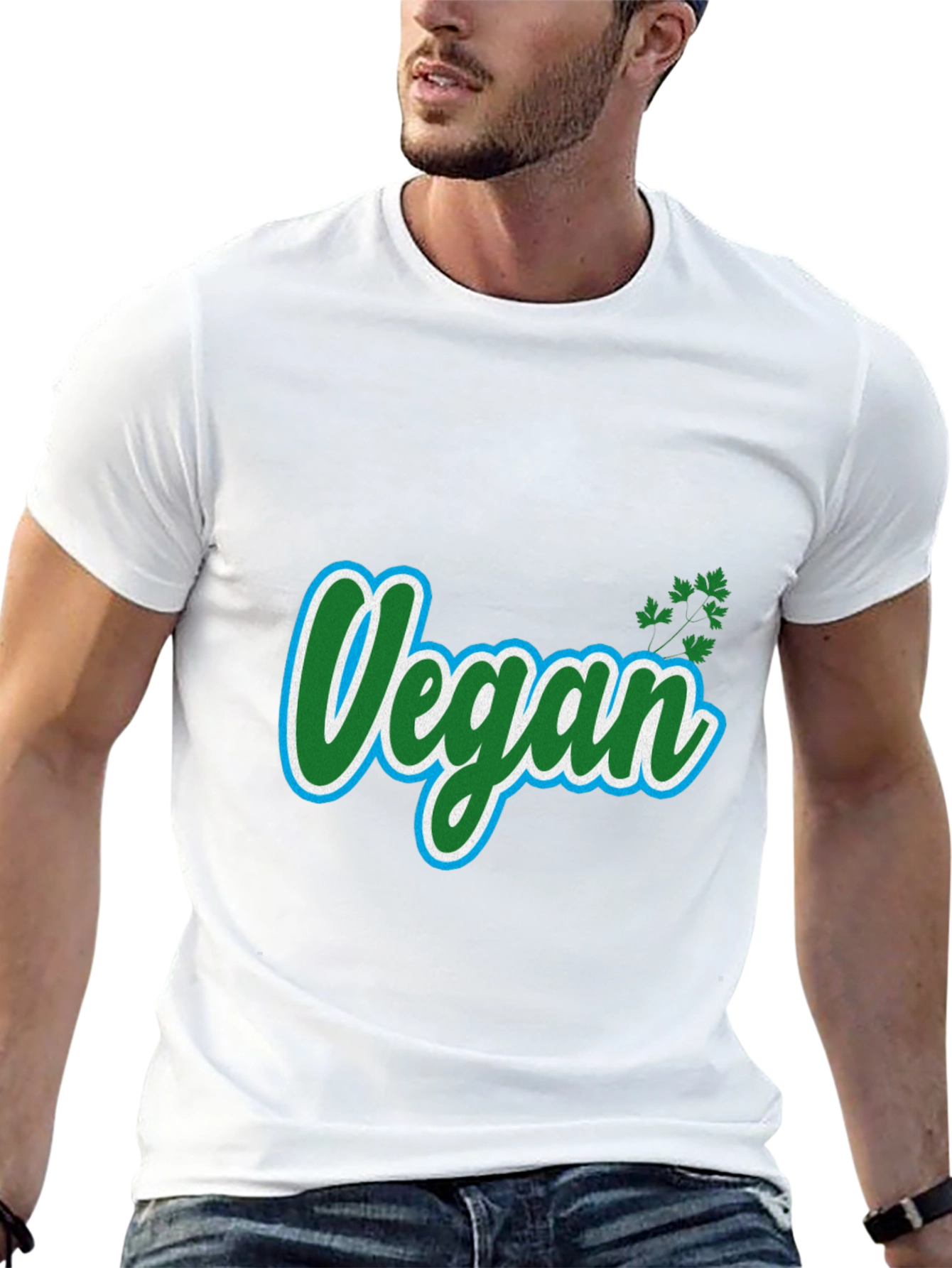 Black Vegan T-Shirt - Plant-Based Lifestyle view 13