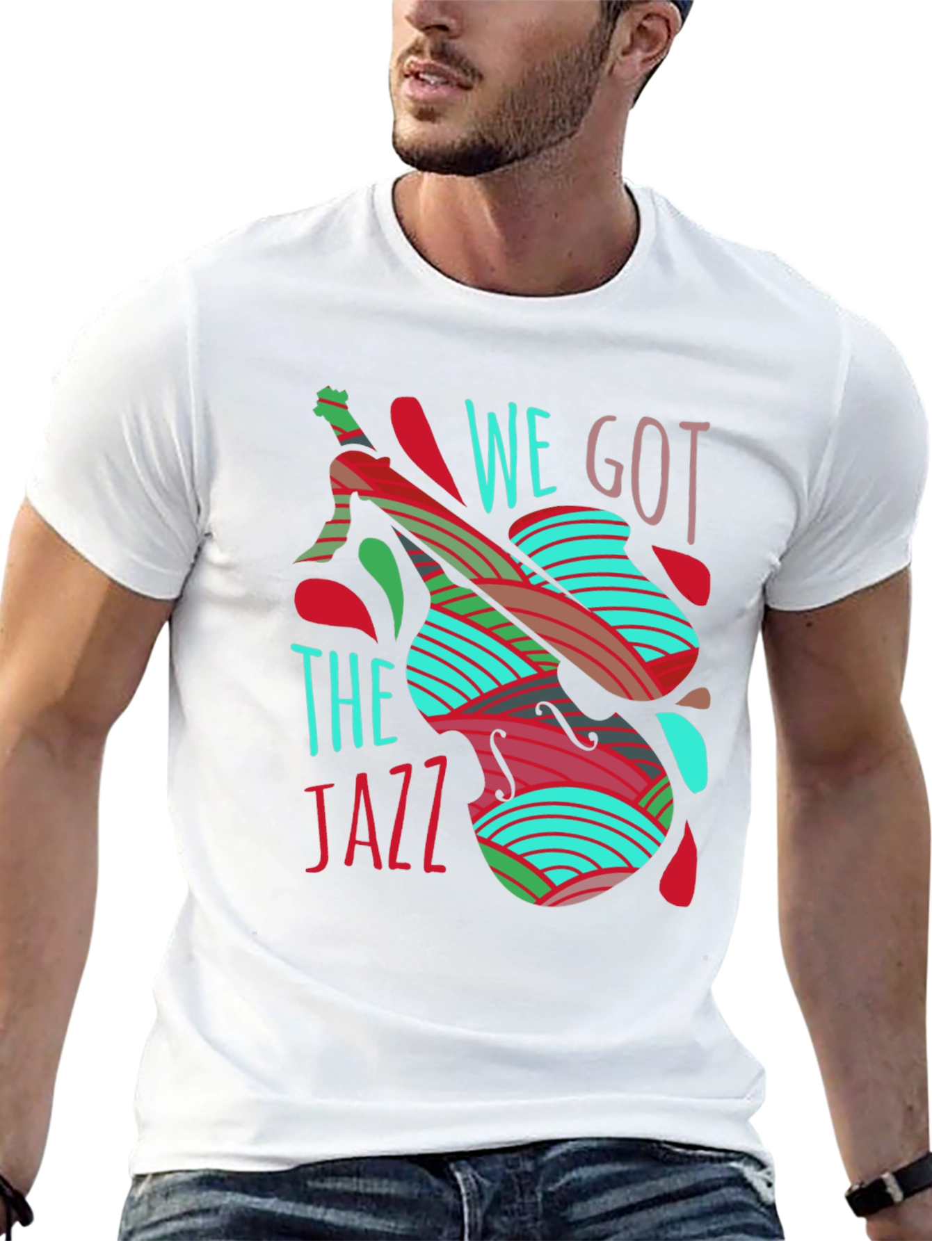 Black We Got The Jazz T-Shirt - Unique Music Tee view 13