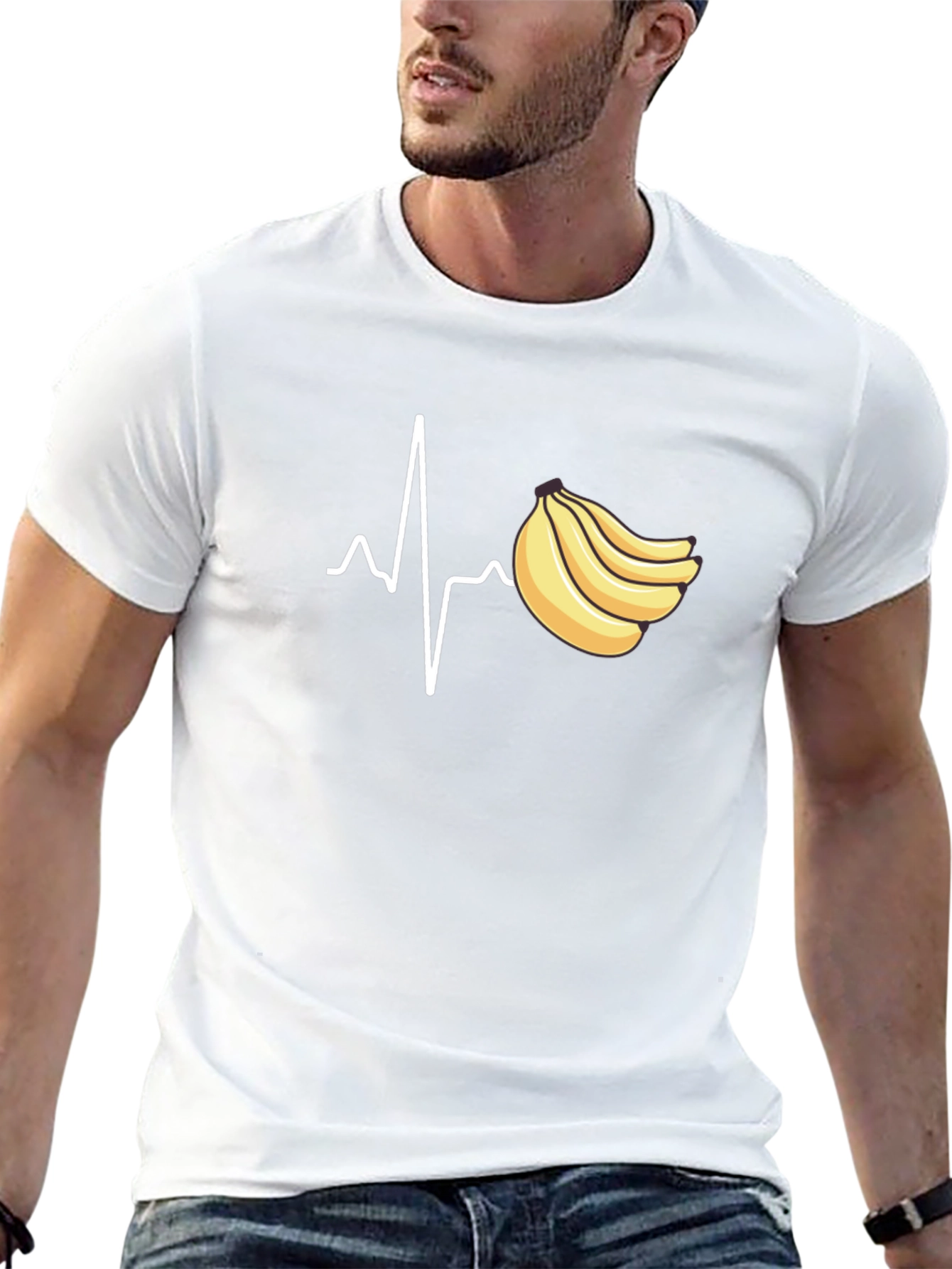 Black Banana Heartbeat Graphic Tee - Unisex view 13