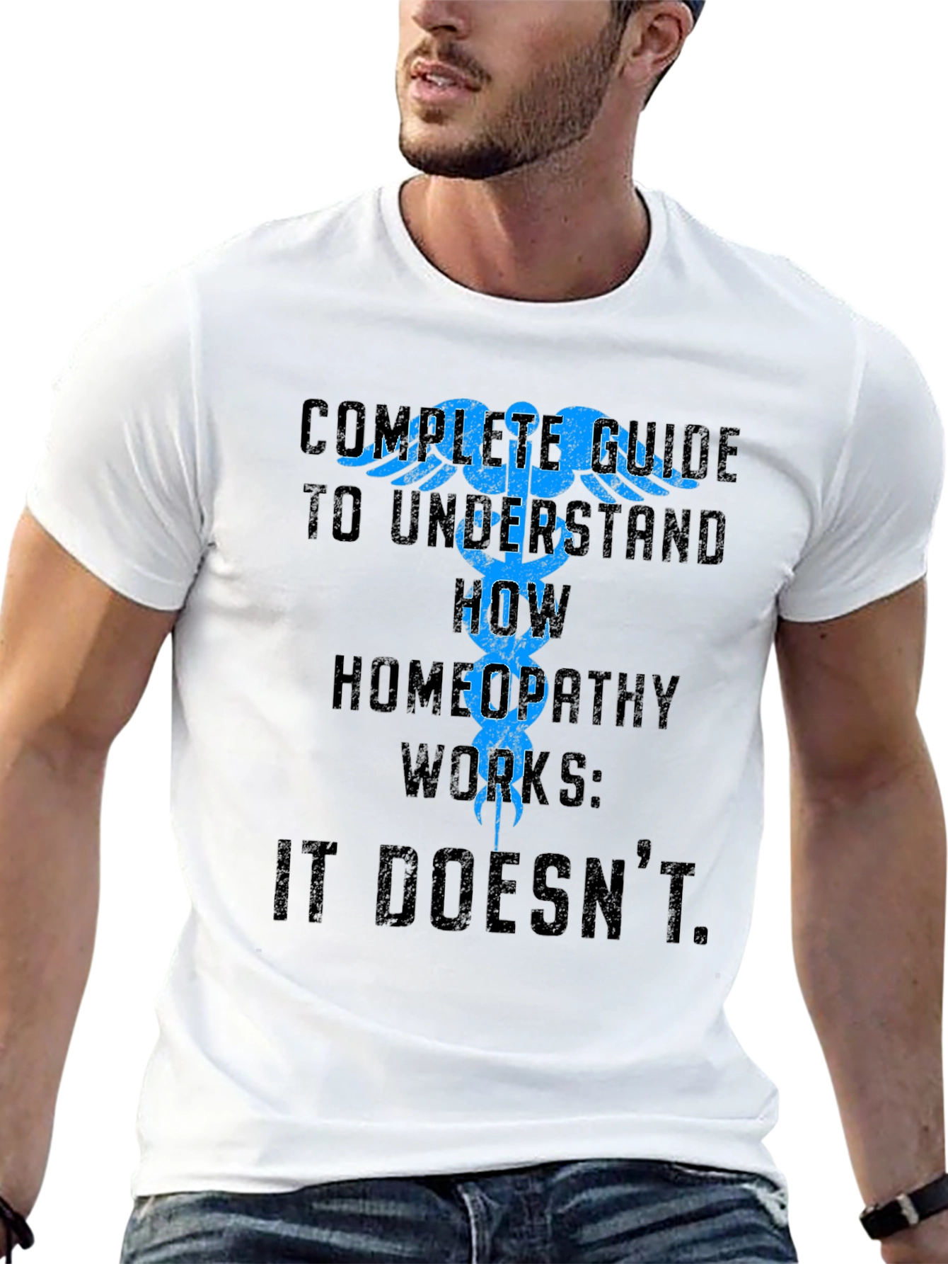 Black Funny Homeopathy T-Shirt - Complete Guide view 13