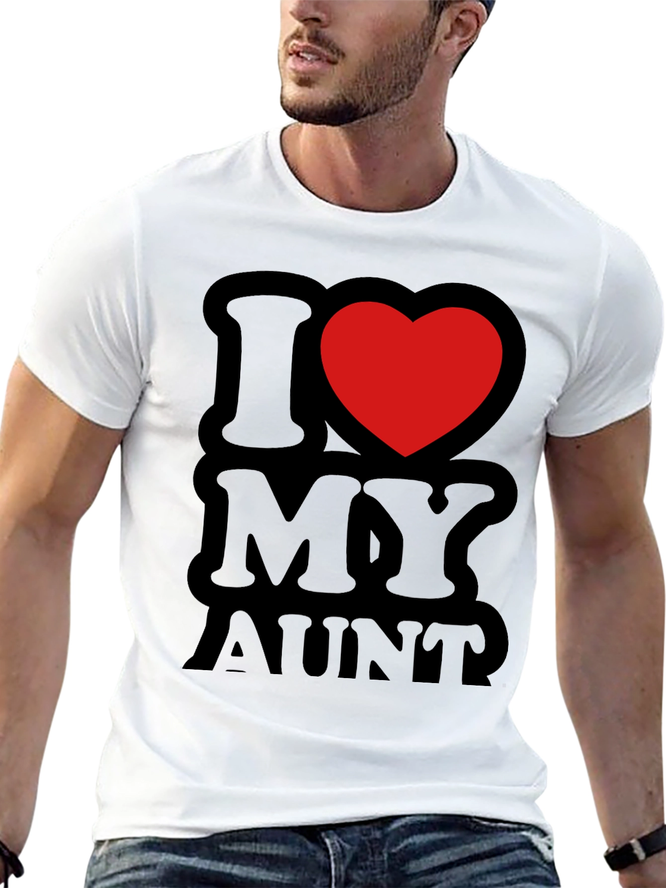 Black I Heart My Aunt T-Shirt - Black view 13