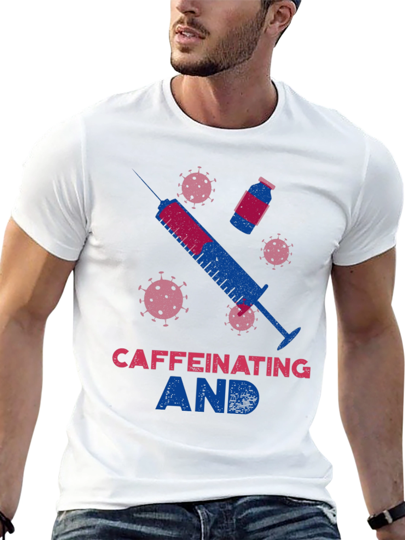 Black Caffeinating Graphic Tee view 13