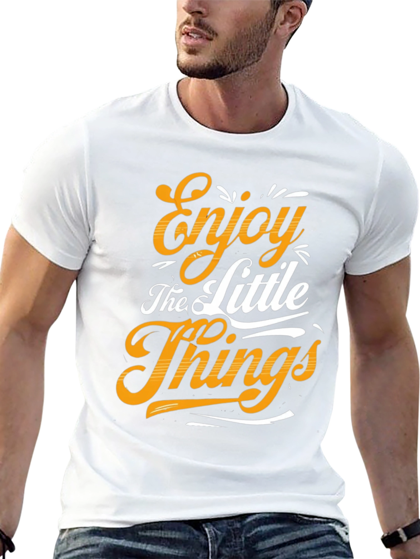 Black Enjoy the Little Things Graphic Tee view 13