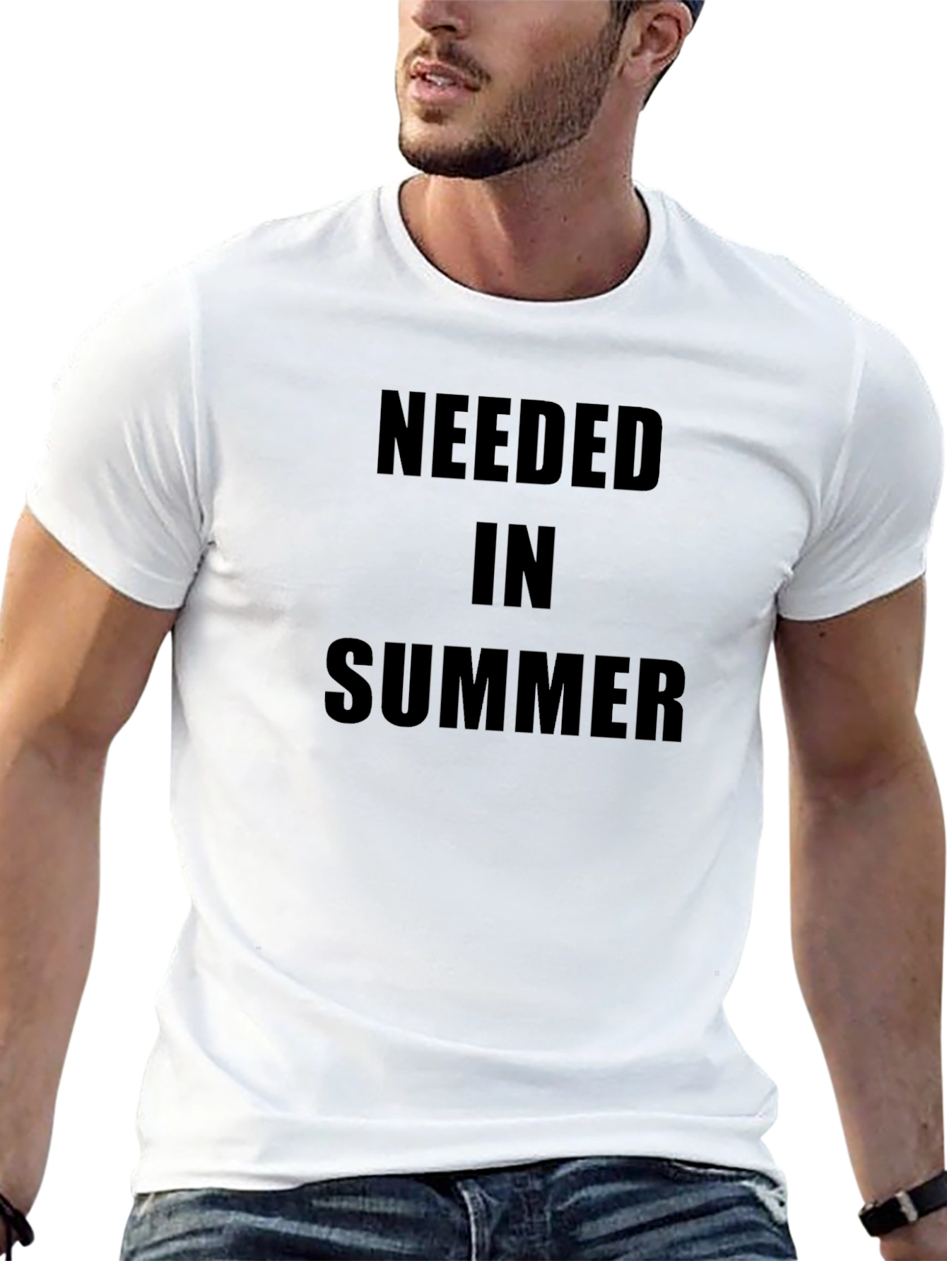 Black Needed in Summer Graphic Tee - Black view 13