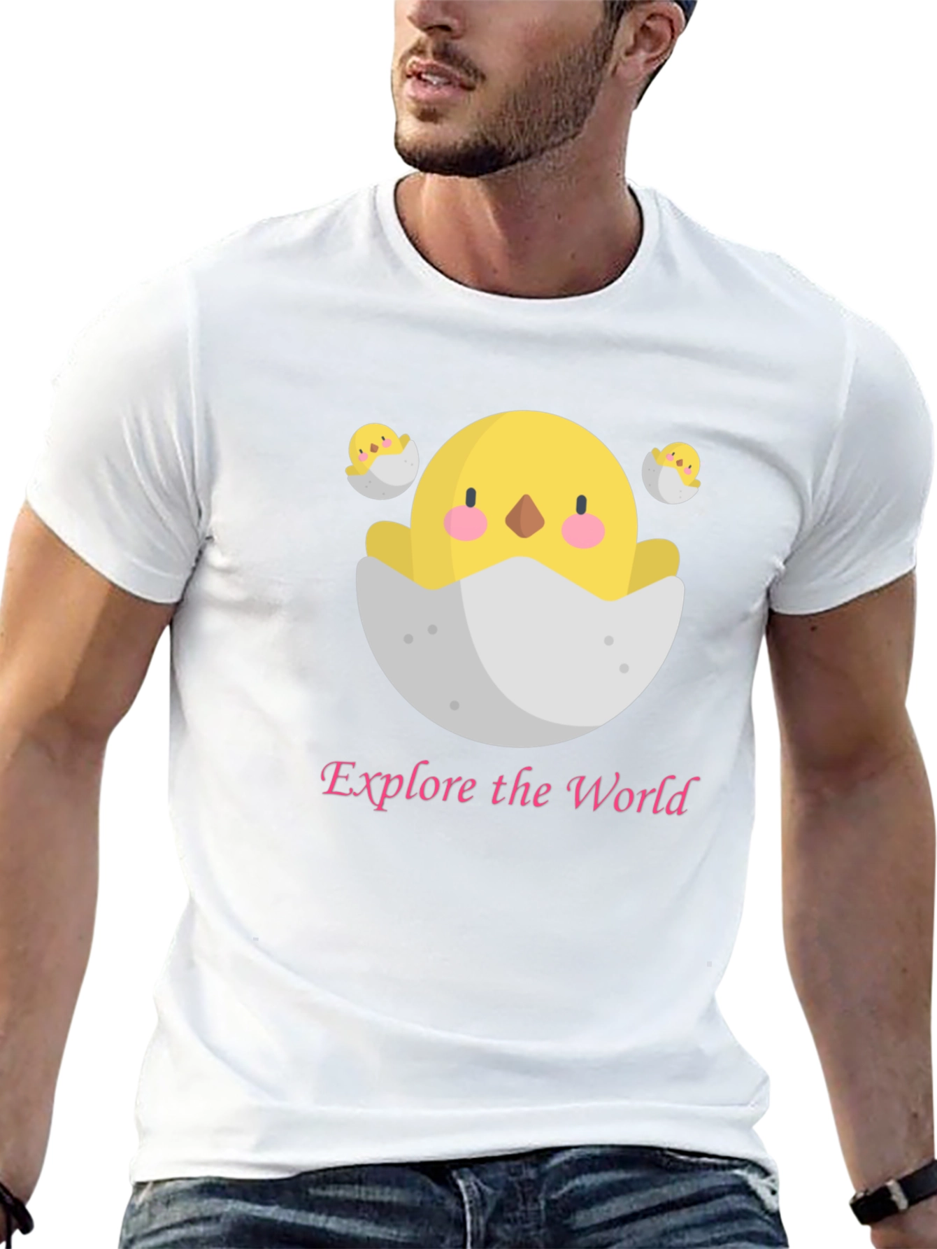 Black Explore the World Chick T-Shirt view 13
