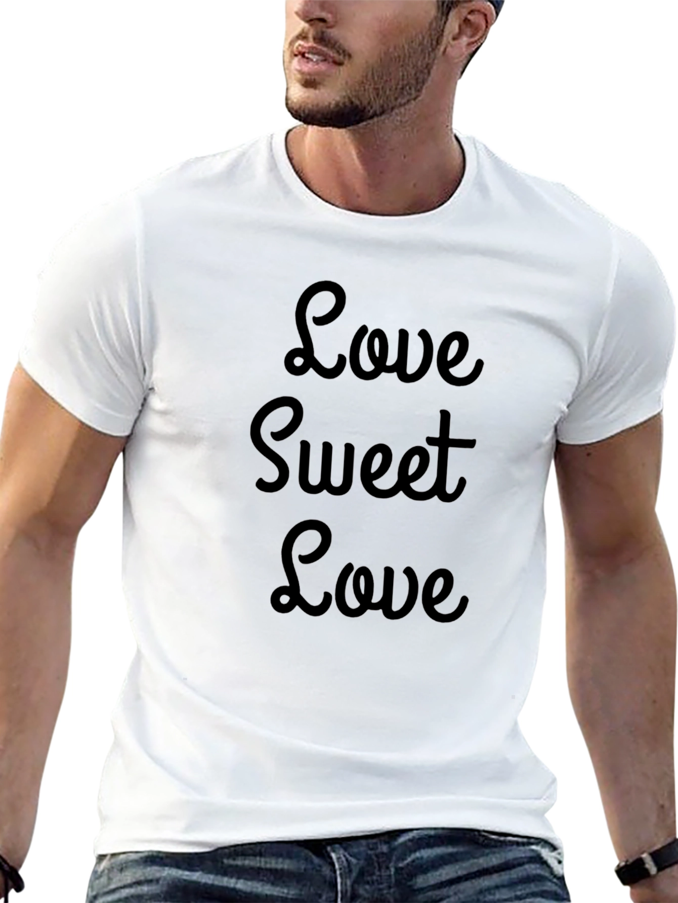 Black Love Sweet Love Black T-Shirt view 13