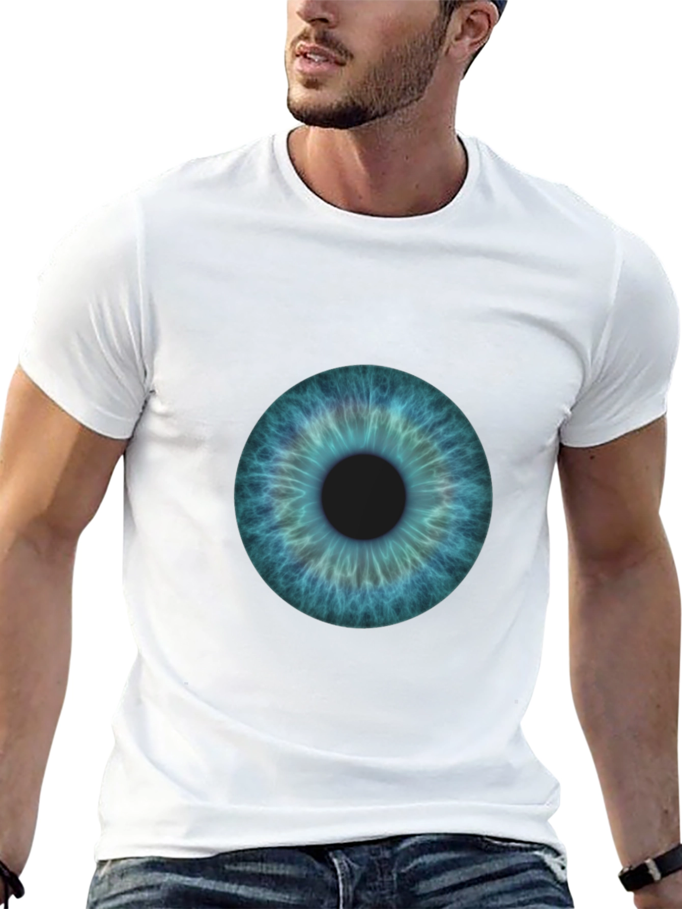 Black Eye See You Tee - Black Graphic T-Shirt view 13