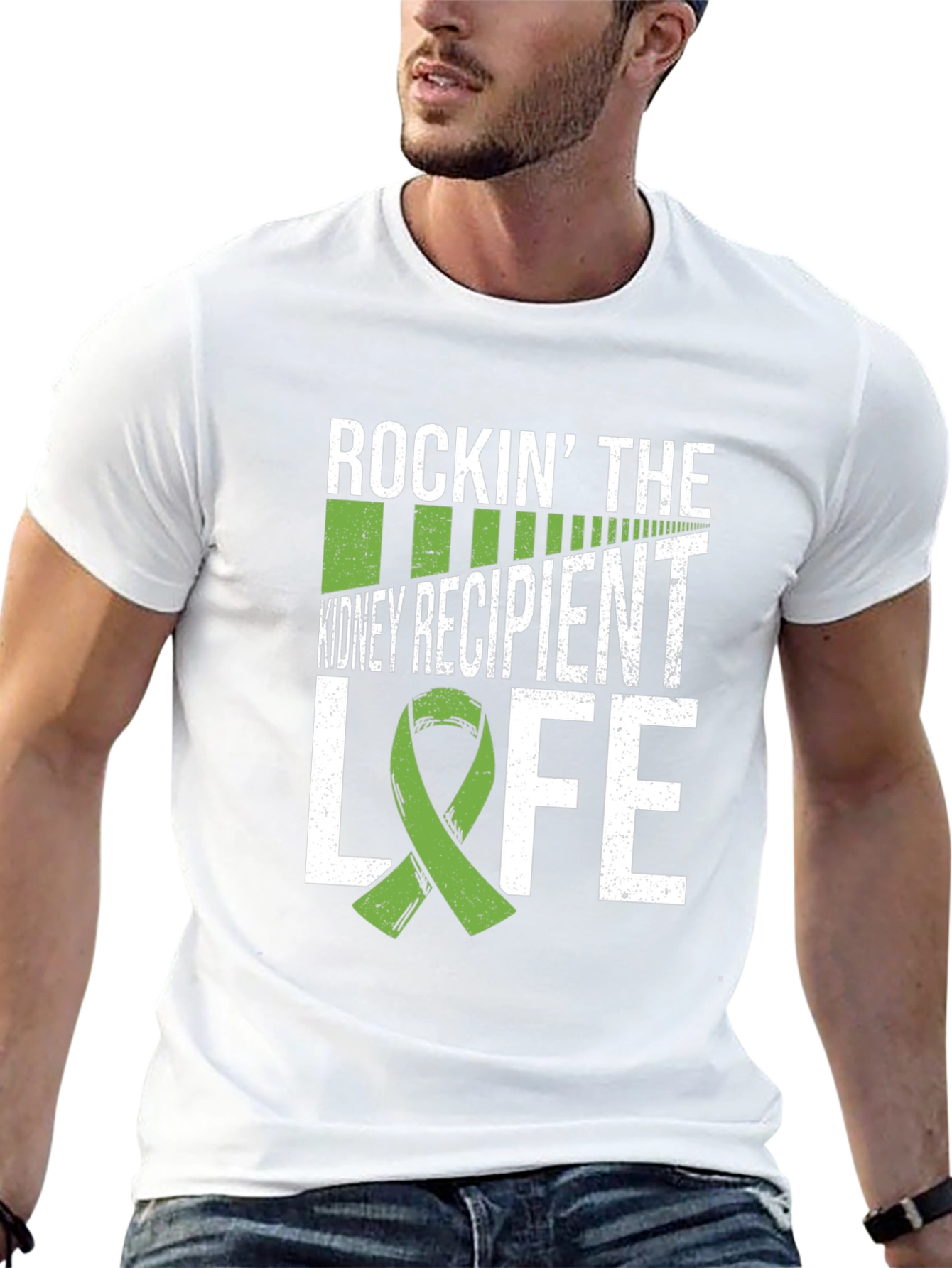 Black Kidney Recipient Life T-Shirt view 13