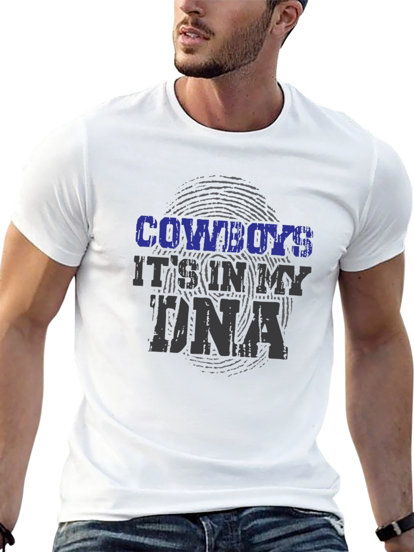Black Cowboys It's In My DNA Black T-Shirt view 13