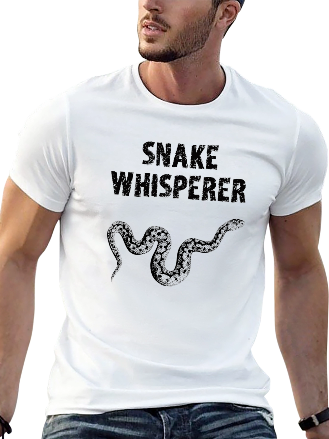 Black Snake Whisperer Graphic Tee - Black view 13
